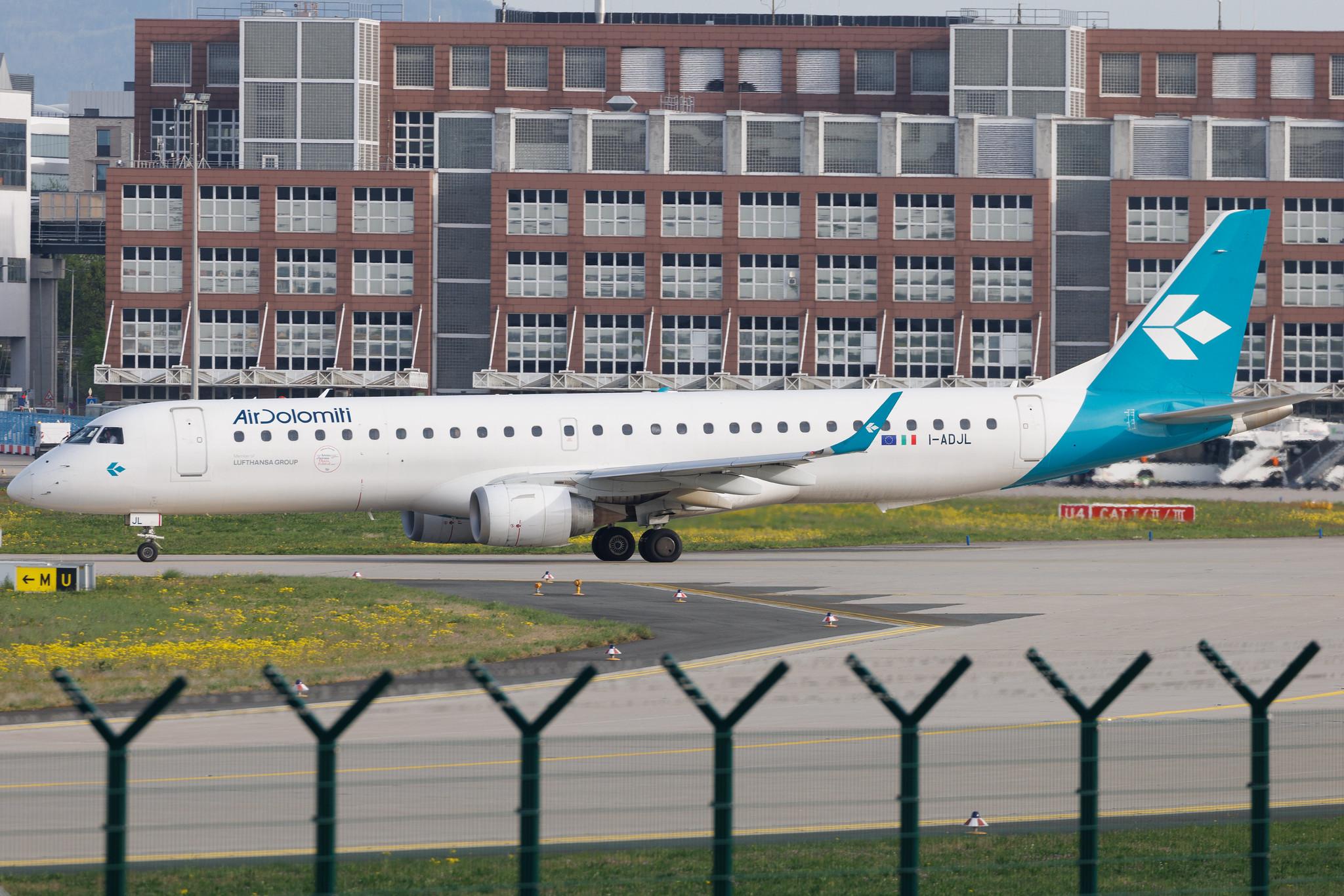 Frankfurt Airport: Air Dolomiti (EN / DLA) | Embraer E195LR E195 | I-ADJL | MSN 19000256