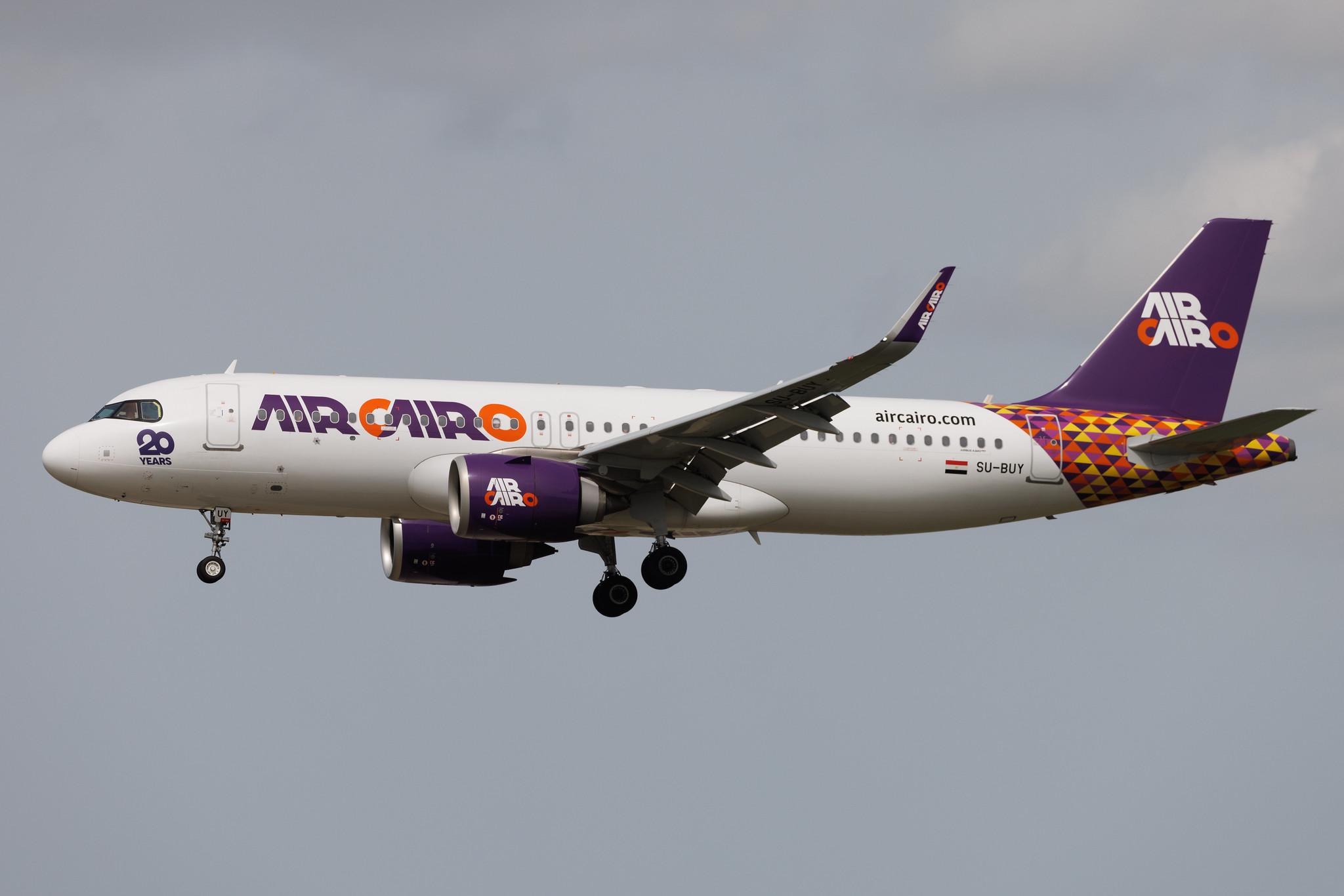 Frankfurt Airport: Air Cairo (SM / MSC) | Airbus A320-251N A20N | SU-BUY | MSN 10837