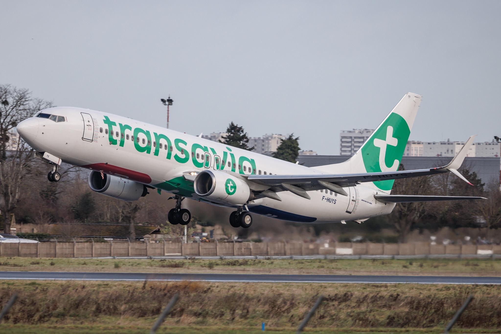 Paris Orly Airport: Transavia (HV / TRA) | Operator: Transavia France | Boeing 737-8K5 B738 | F-HUYS | MSN 37248