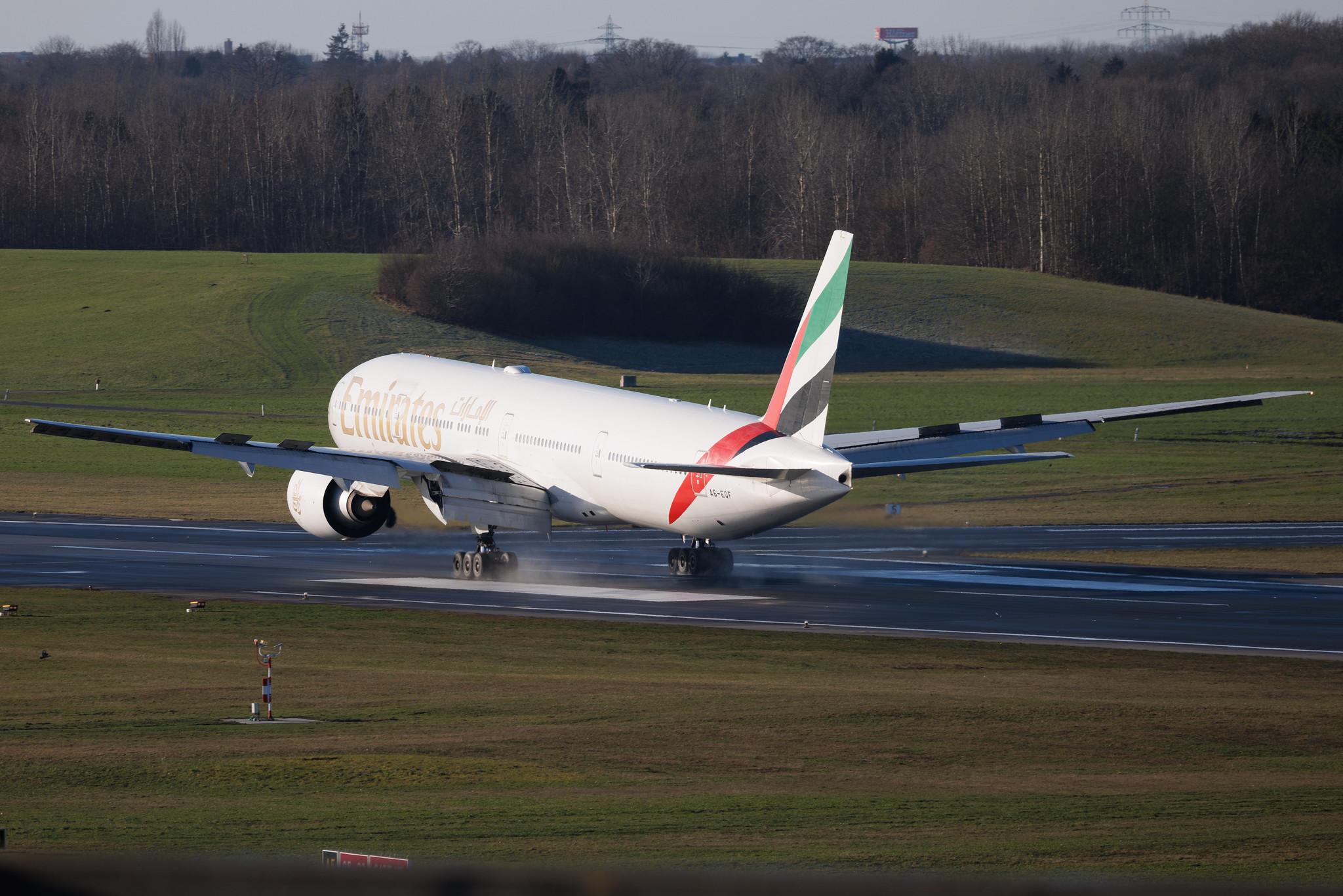 Hamburg Airport: Emirates (EK / UAE) | Boeing 777-31H(ER) B77W | A6-EQF | MSN 42351