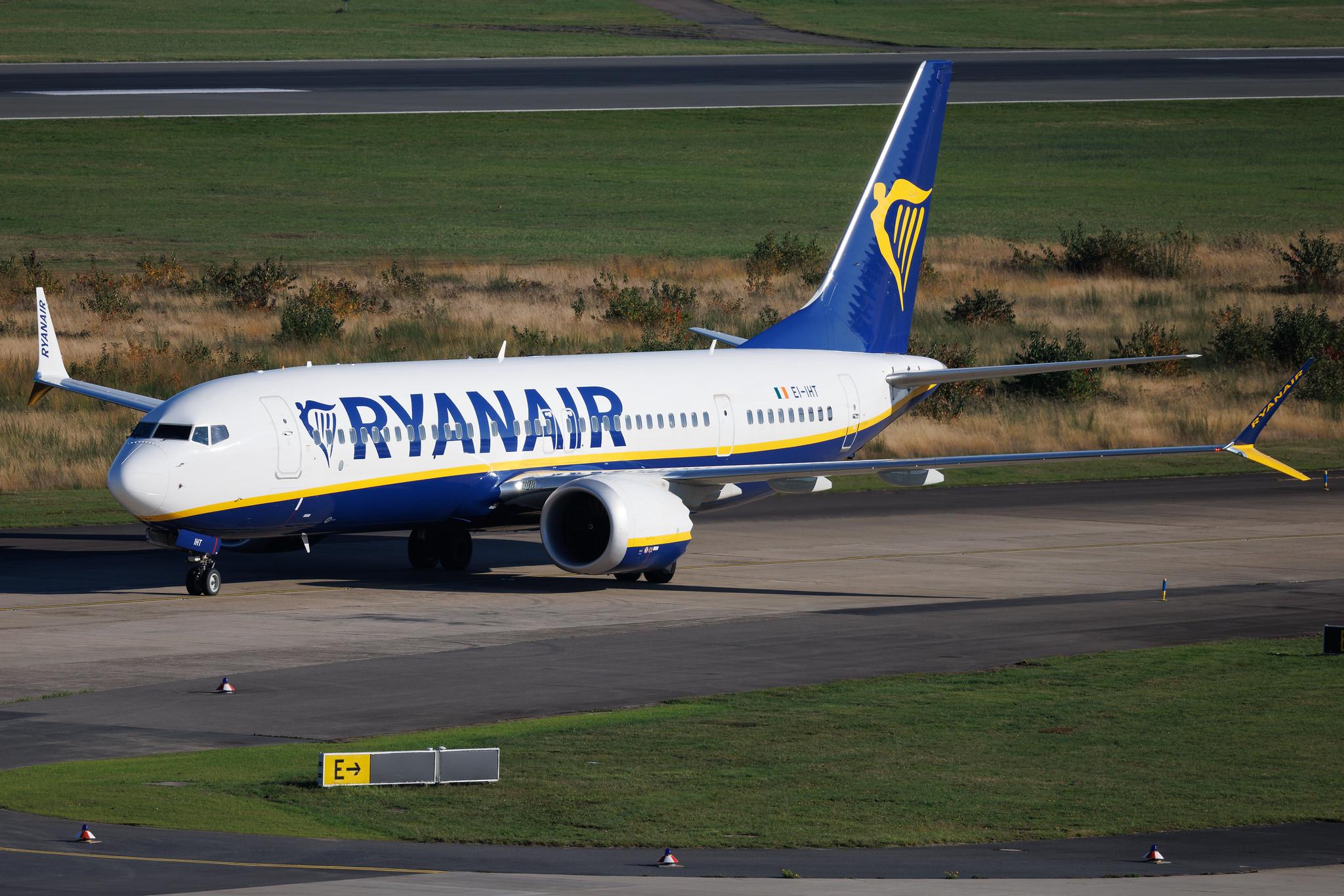 Köln Bonn Airport: Ryanair (FR / RYR) | Boeing 737 MAX 8-200 B38M | EI-IHT | MSN 62365