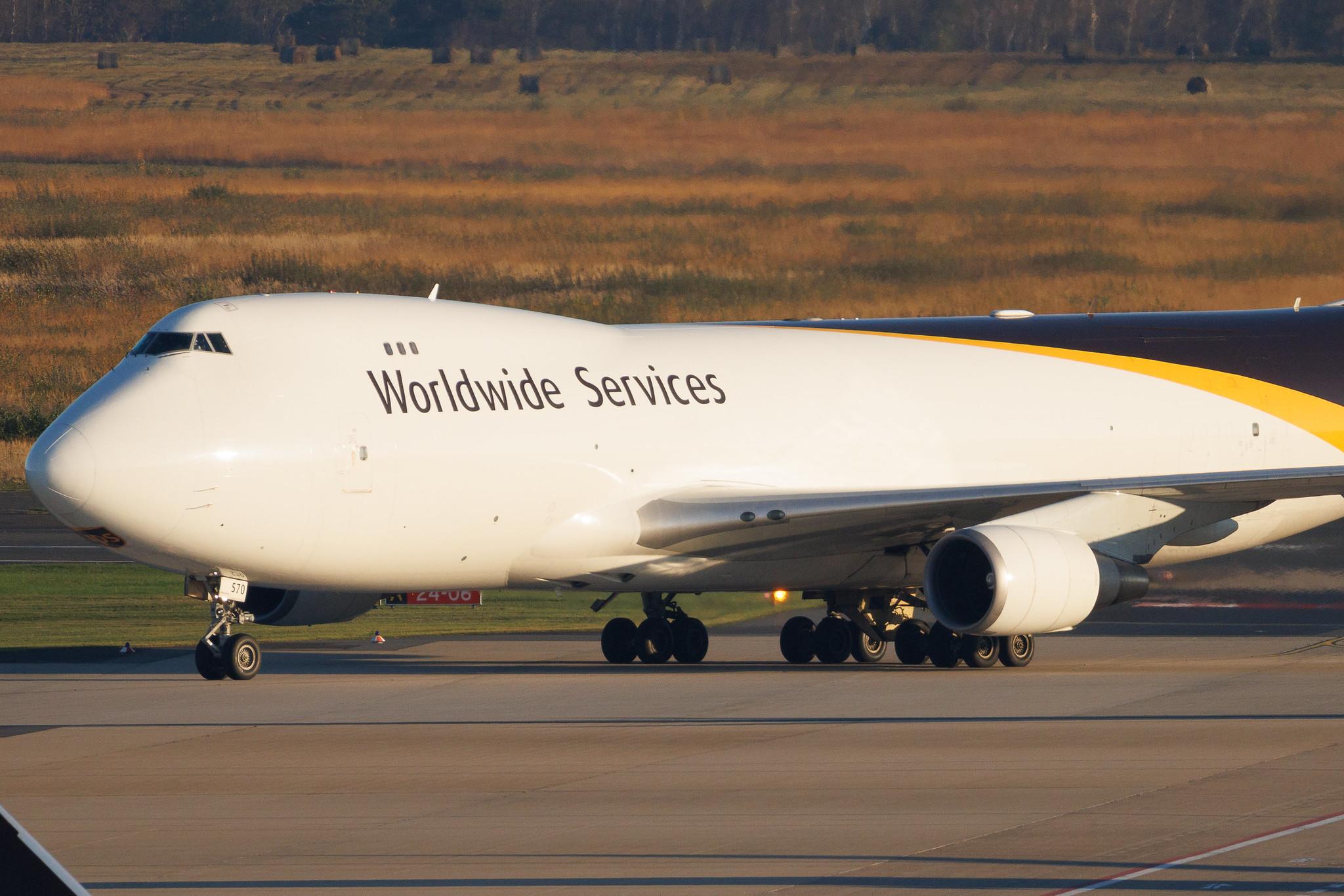 Köln Bonn Airport: UPS (5X / UPS) | Boeing 747-44AF B744 | N570UP | MSN 35667