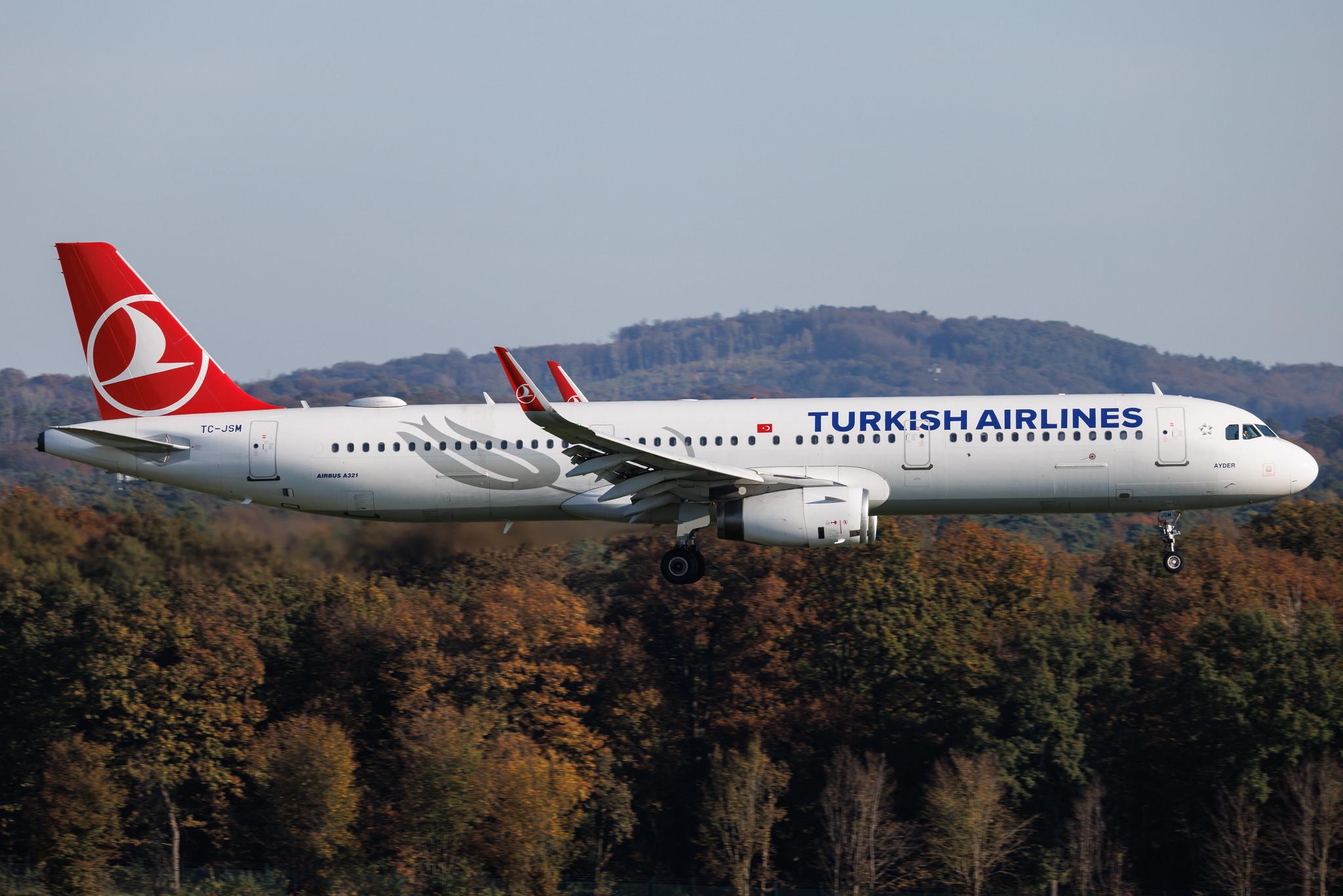 Köln Bonn Airport: Turkish Airlines (TK / THY) | Airbus A321-231 A321 | TC-JSM | MSN 05689