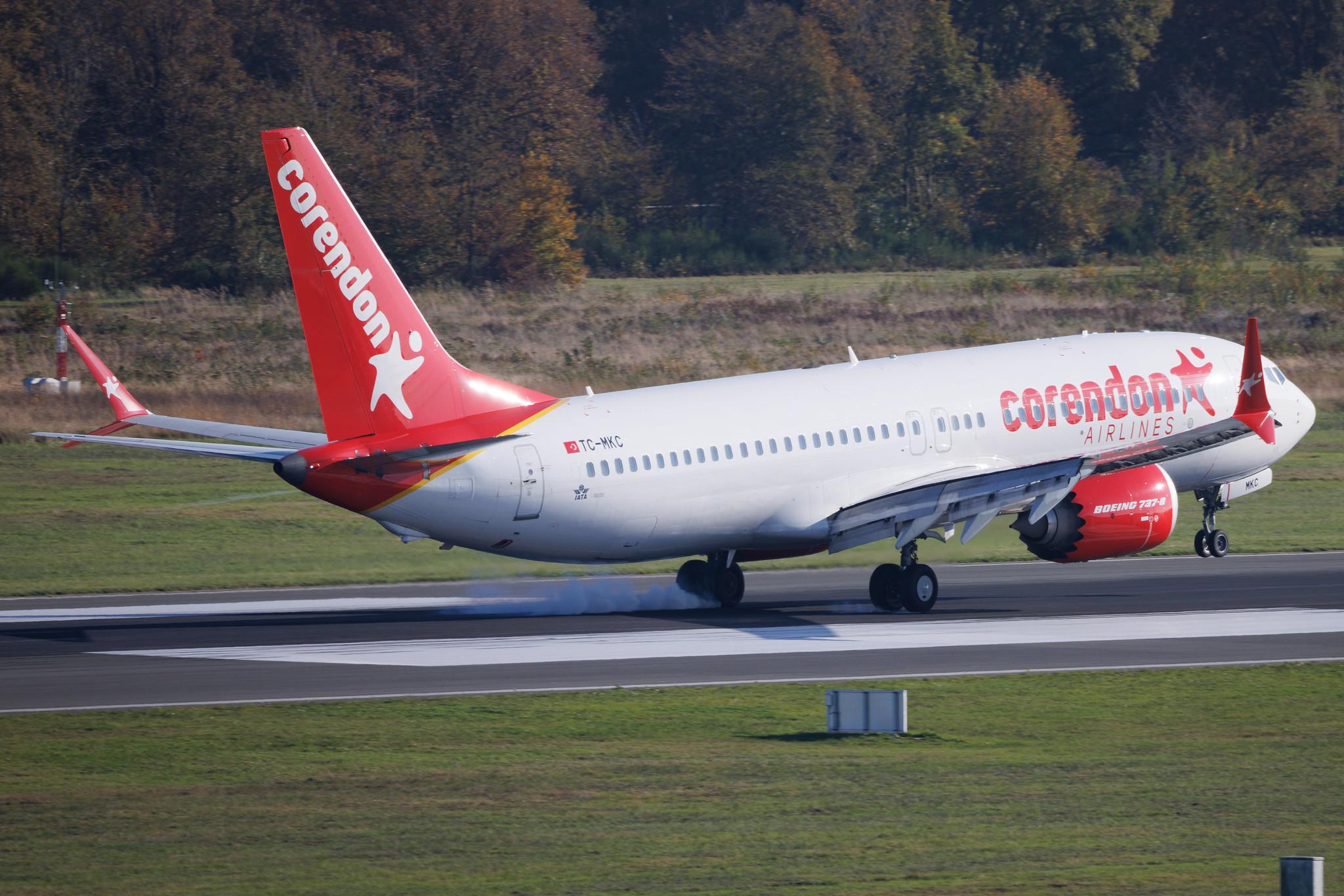 Köln Bonn Airport: Corendon Airlines (XC / CAI) | Boeing 737 MAX 8 B38M | TC-MKC | MSN 65900