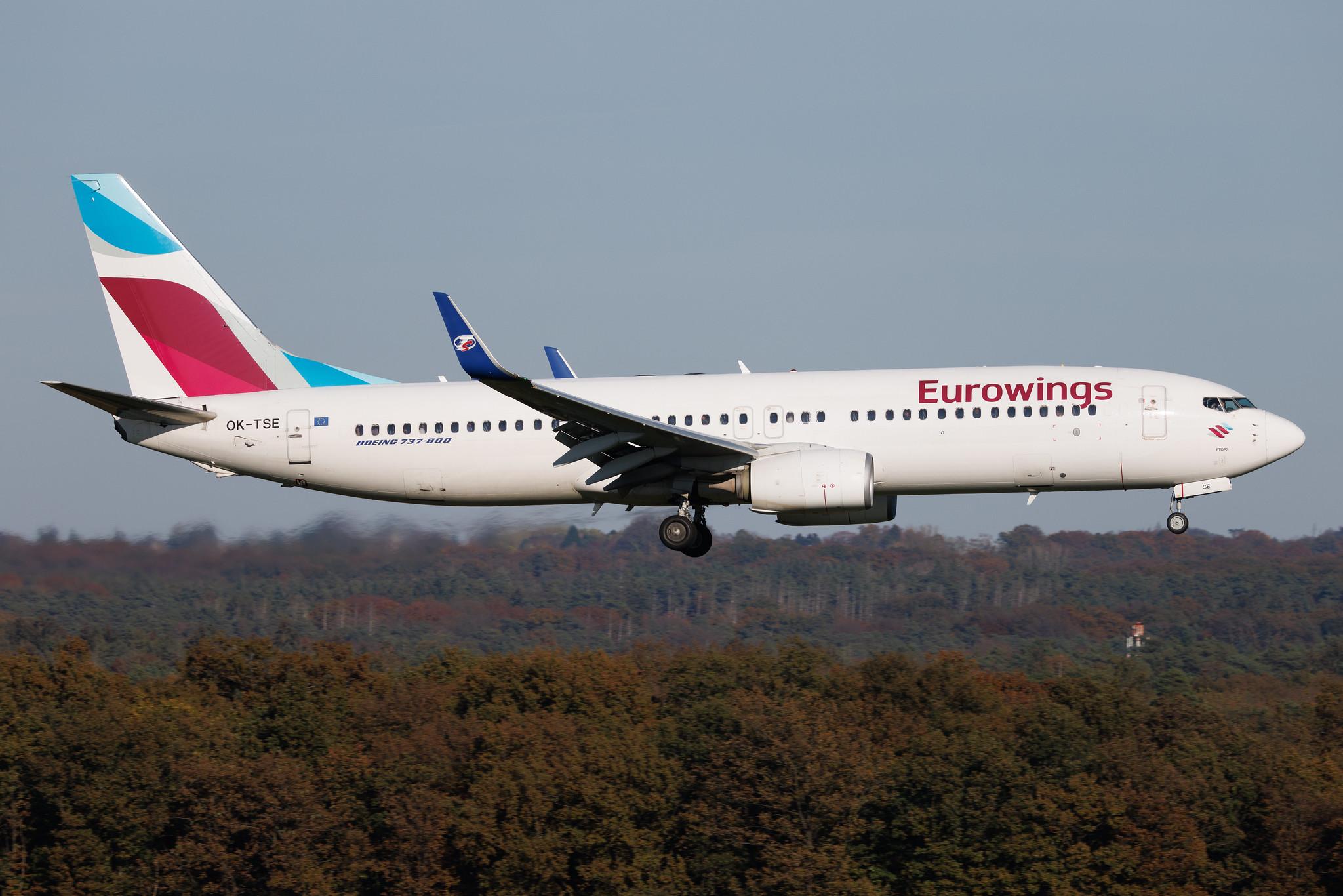 Köln Bonn Airport: Eurowings (EW / EWG) | Operator: Smartwings | Boeing 737-81D B738 | OK-TSE | MSN 39437