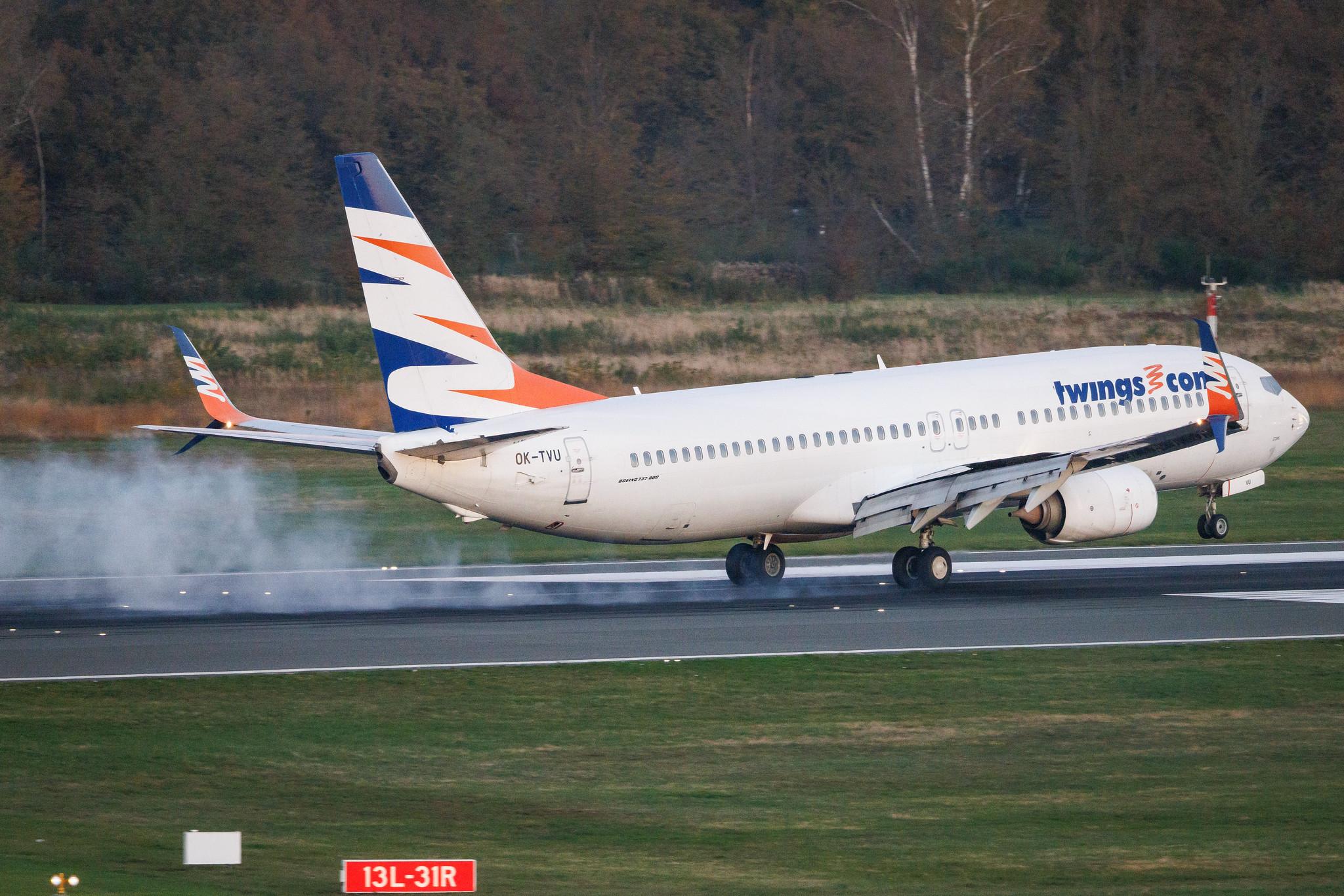 Köln Bonn Airport: Smartwings (QS / TVS) | Boeing 737-86N B738 | OK-TVU | MSN 38025