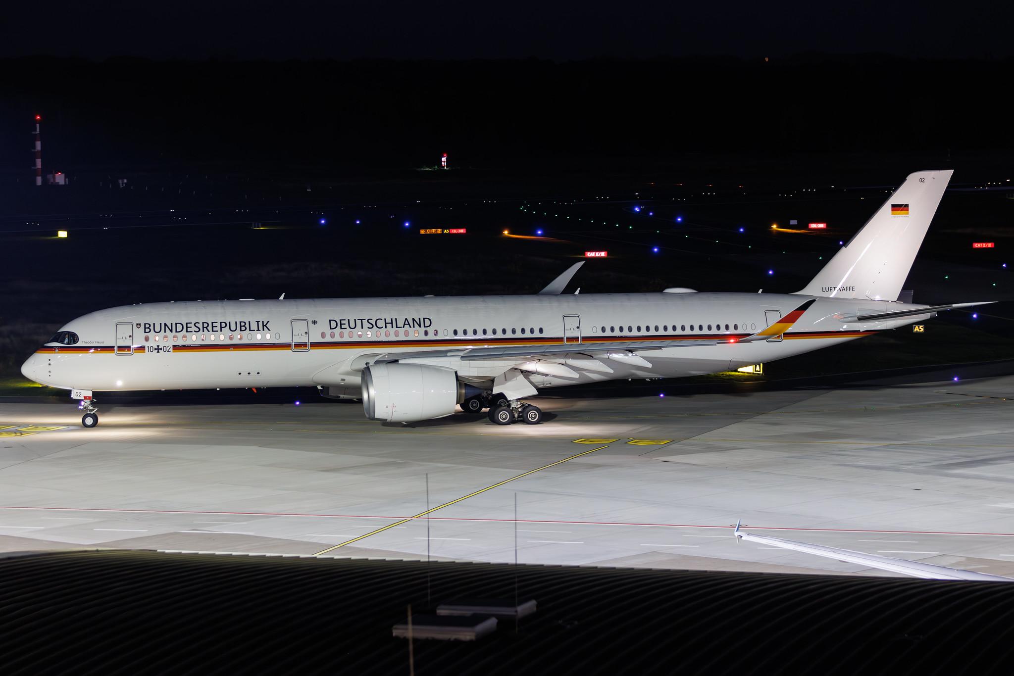 Köln Bonn Airport: German Air Force (/ GAF) | Airbus A350-941 A359 | 10+02 | MSN 526