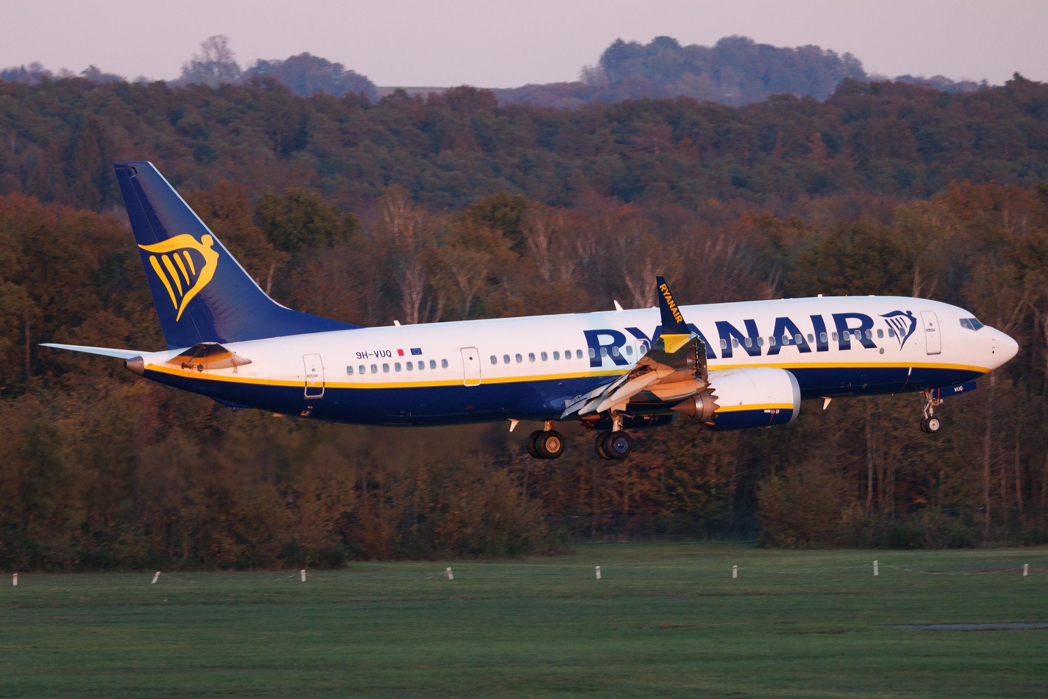 Köln Bonn Airport: Ryanair (FR / RYR) | Operator: Malta Air | Boeing 737 MAX 8-200 B38M | 9H-VUQ | MSN 65885