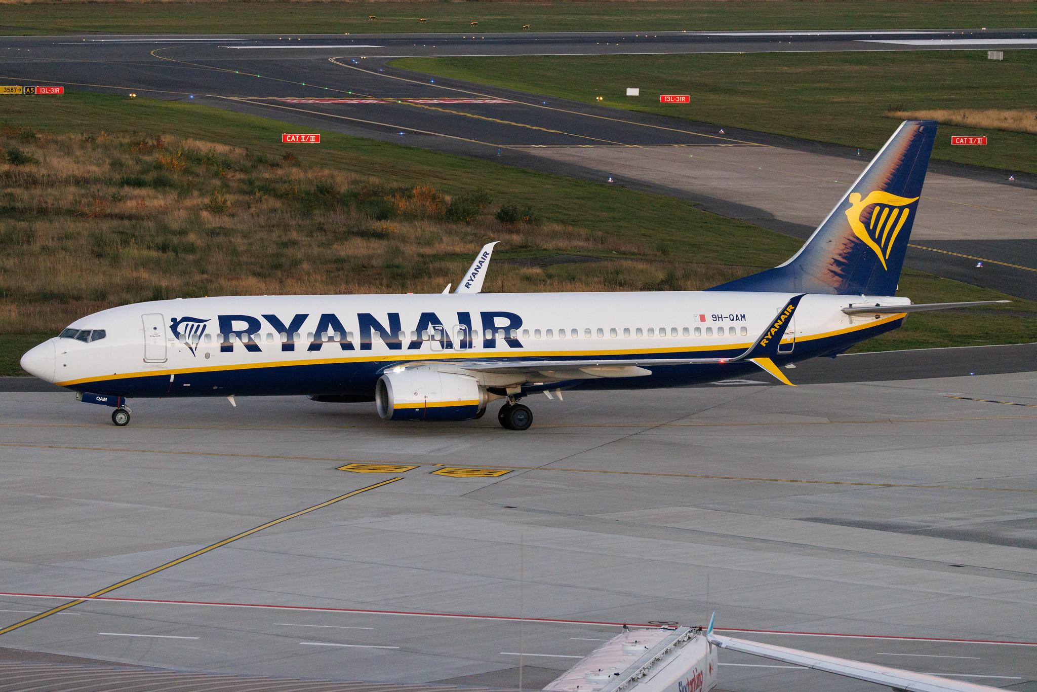 Köln Bonn Airport: Ryanair (FR / RYR) | Operator: Malta Air | Boeing 737-8AS B738 | 9H-QAM | MSN 44794