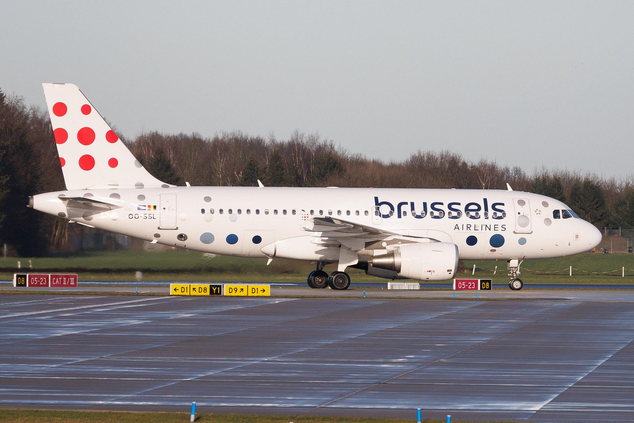 Hamburg Airport: Brussels Airlines (SN / BEL) | Airbus A319-111 A319 | OO-SSL | MSN 1803