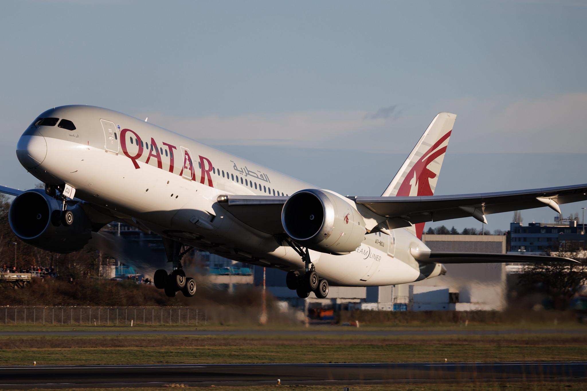 Hamburg Airport: Qatar Airways (QR / QTR) | Boeing 787-8 Dreamliner B788 | A7-BCU | MSN 38339