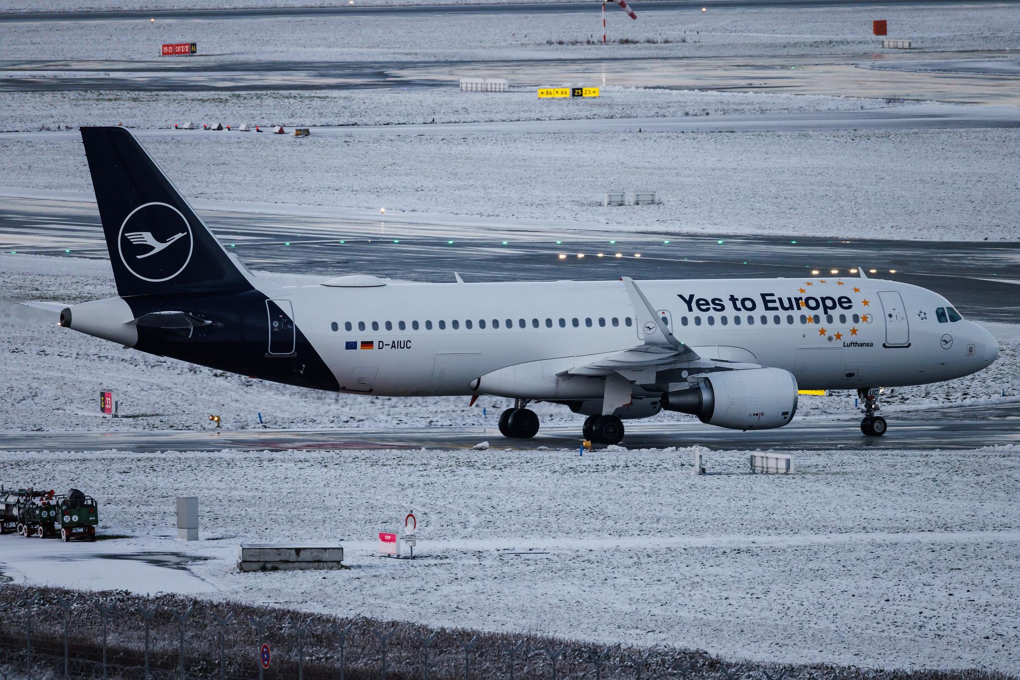 Hamburg Airport: Lufthansa (LH / DLH) | Livery: Yes to Europe Livery | Airbus A320-214 A320 | D-AIUC | MSN 6006