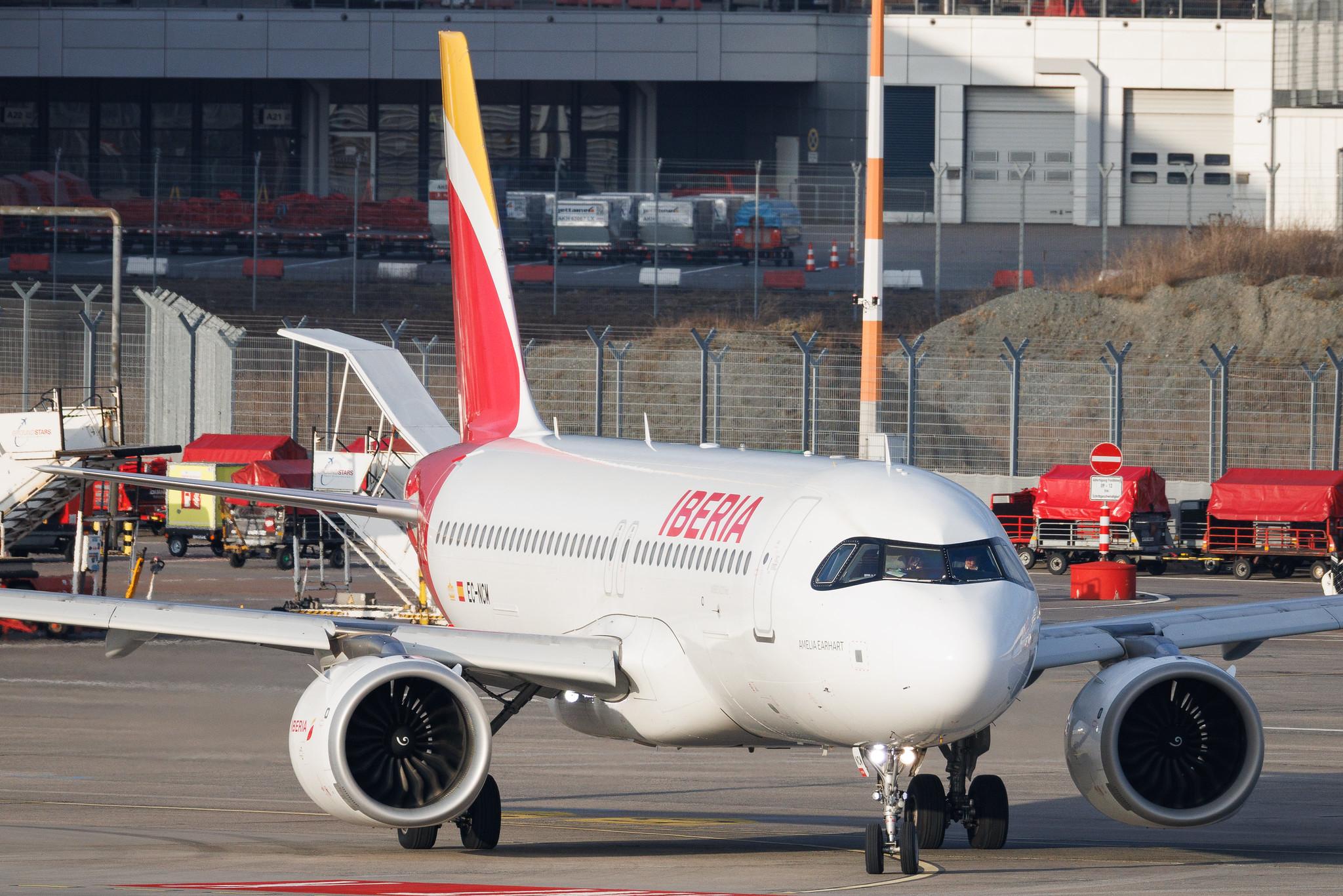 Hamburg Airport: Iberia (IB / IBE) | Airbus A320-251N A20N | EC-NCM | MSN 8781
