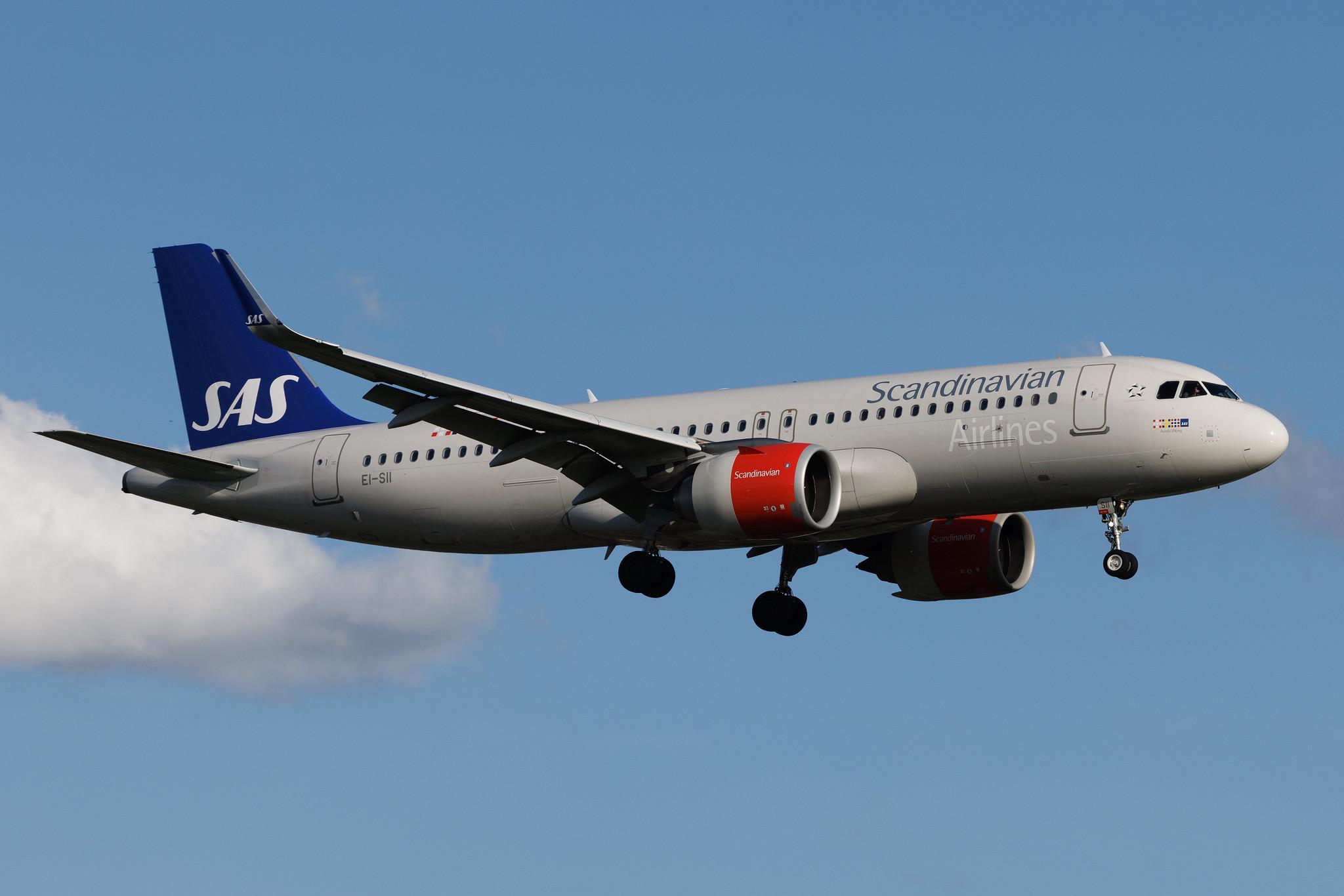 Hamburg Airport: SAS (SK / SAS) | Operator: SAS Connect | Airbus A320-251N A20N | EI-SII | MSN 8566