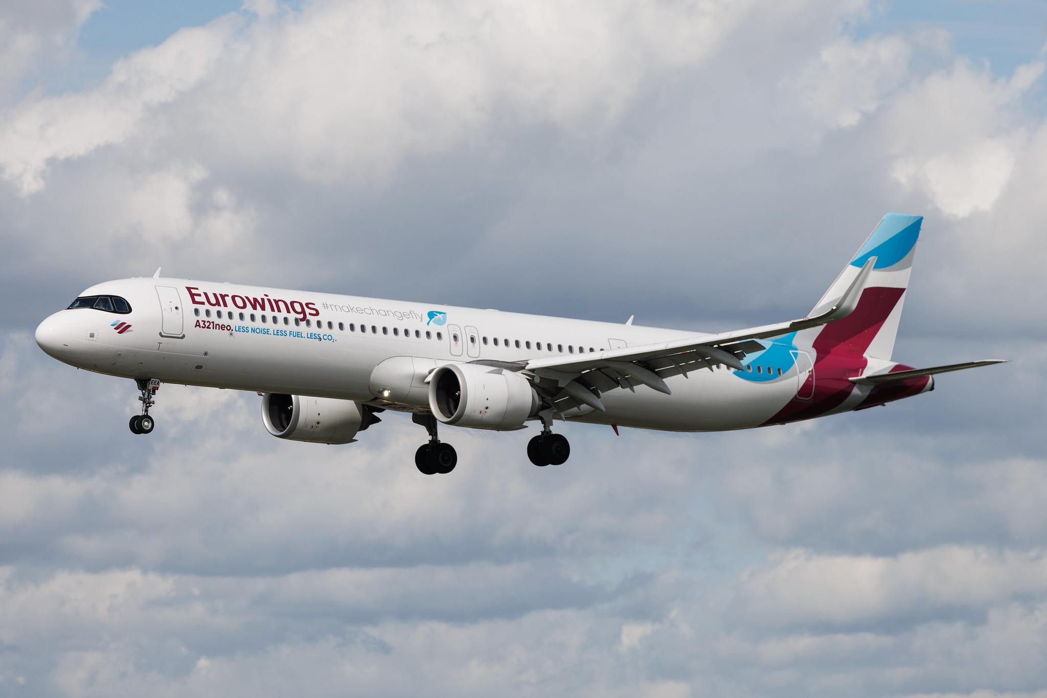 Hamburg Airport: Eurowings (EW / EWG) | Airbus A321-251NX A21N | D-AEEA | MSN 11412