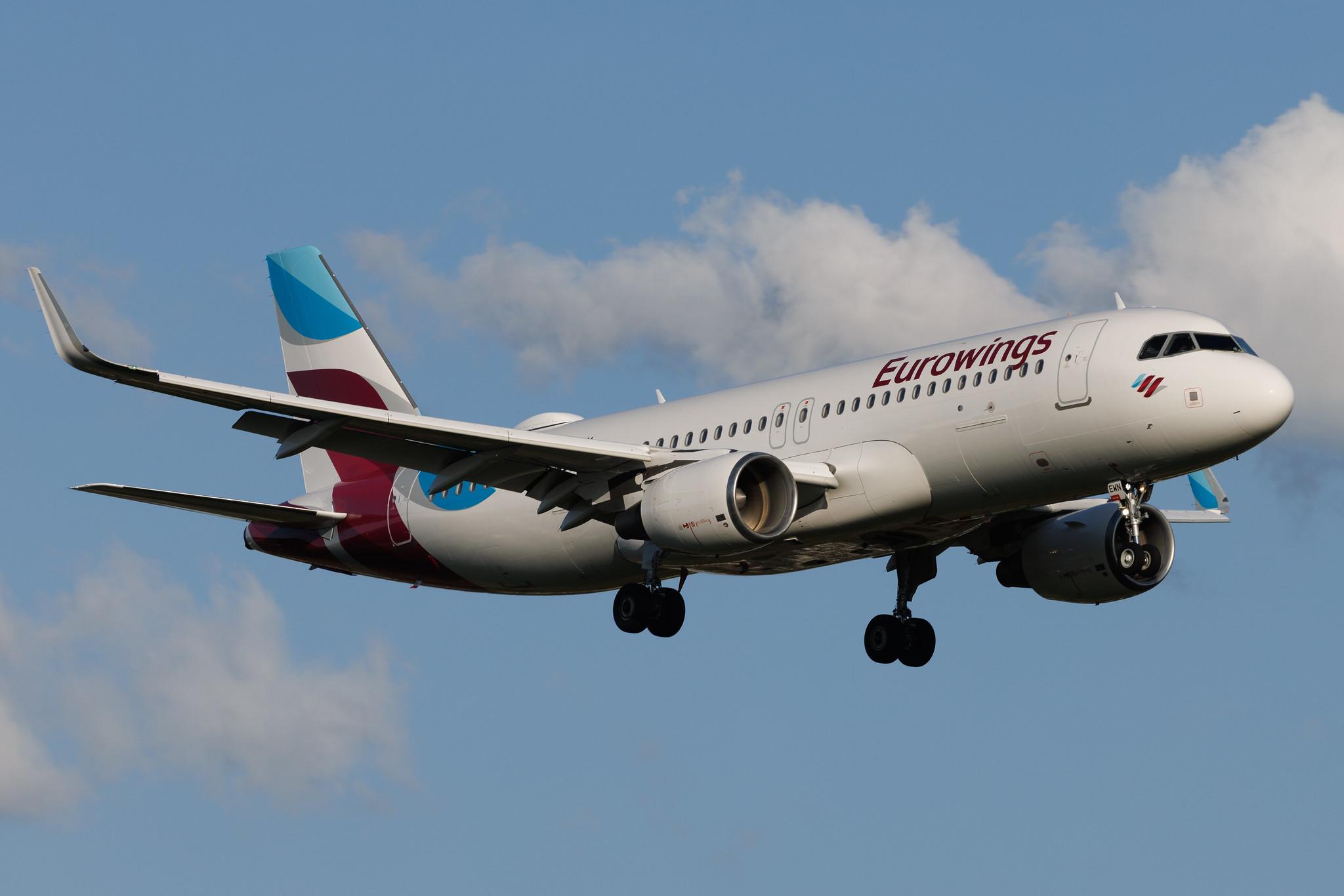 Hamburg Airport: Eurowings (EW / EWG) | Airbus A320-214 A320 | D-AEWN | MSN 7393