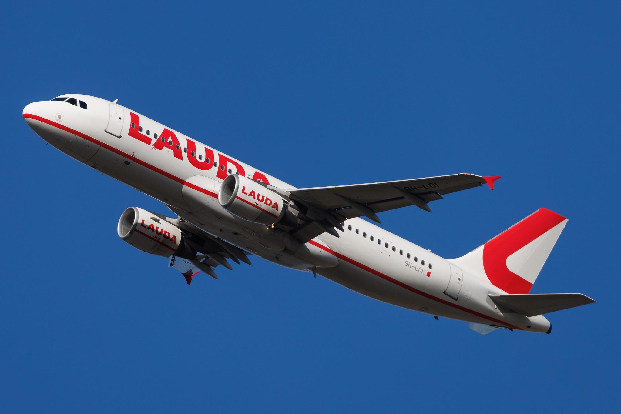 Vienna International Airport: Lauda Europe (LW / LDA) | Airbus A320-214 A320 | 9H-LOI | MSN 02994
