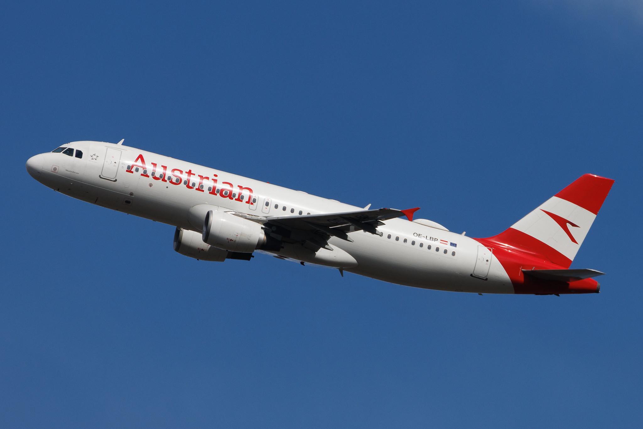 Vienna International Airport: Austrian Airlines (OS / AUA) | Airbus A320-232 A320 | OE-LBP | MSN 0797