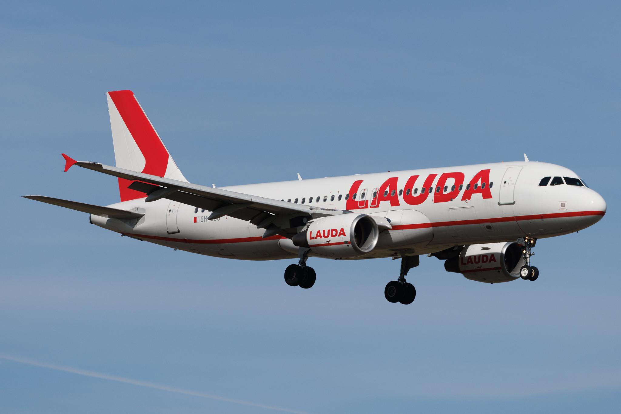 Vienna International Airport: Lauda Europe (LW / LDA) | Airbus A320-214 A320 | 9H-LOO | MSN 03027