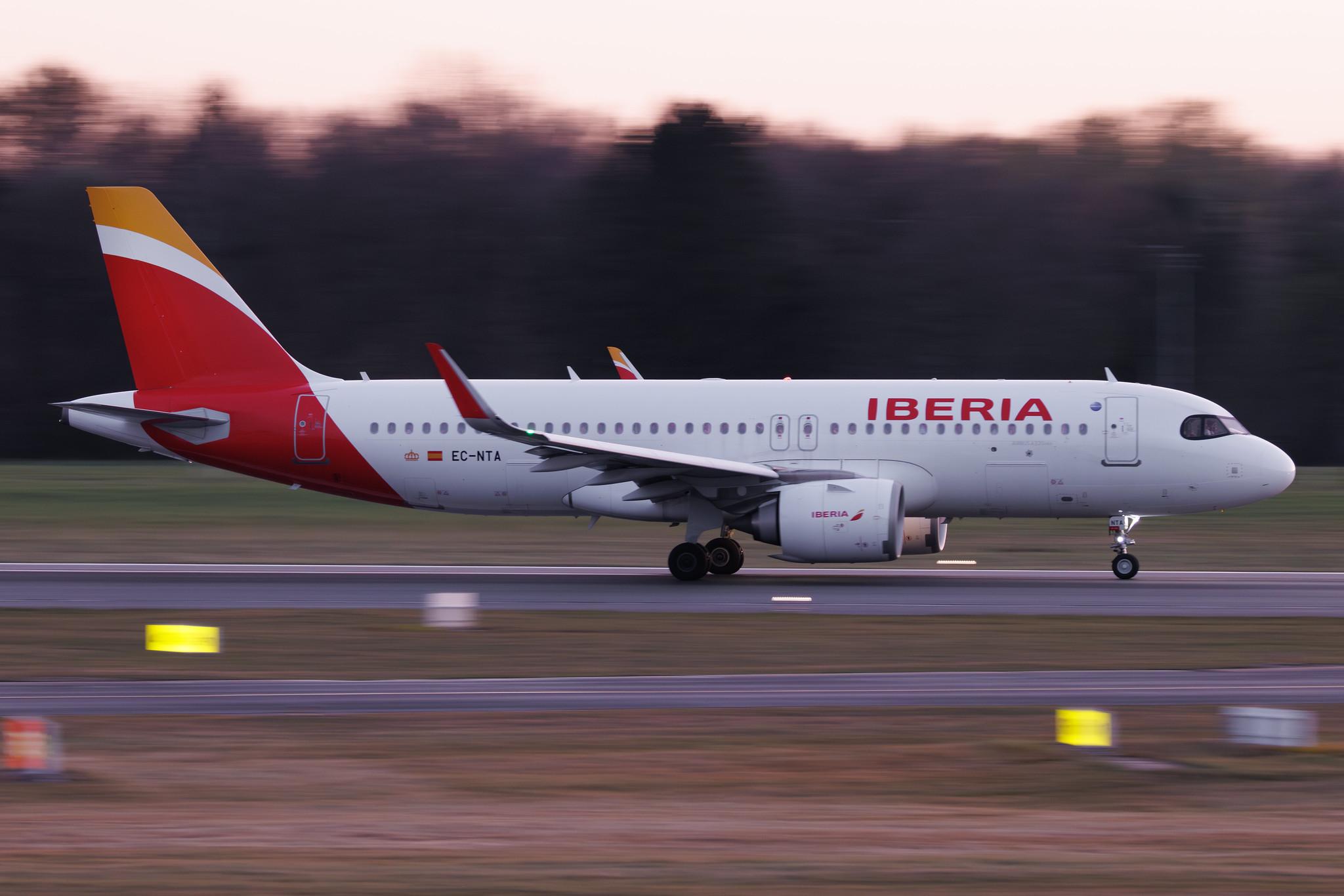 Hamburg Airport: Iberia (IB / IBE) | Airbus A320-251N A20N | EC-NTA | MSN 10696