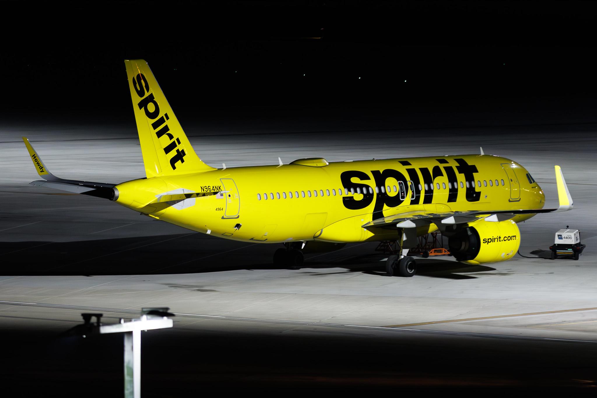 Las Vegas Harry Reid International Airport: Spirit Airlines (NK / NKS) | Airbus A320-271N A20N | N964NK | MSN 11079