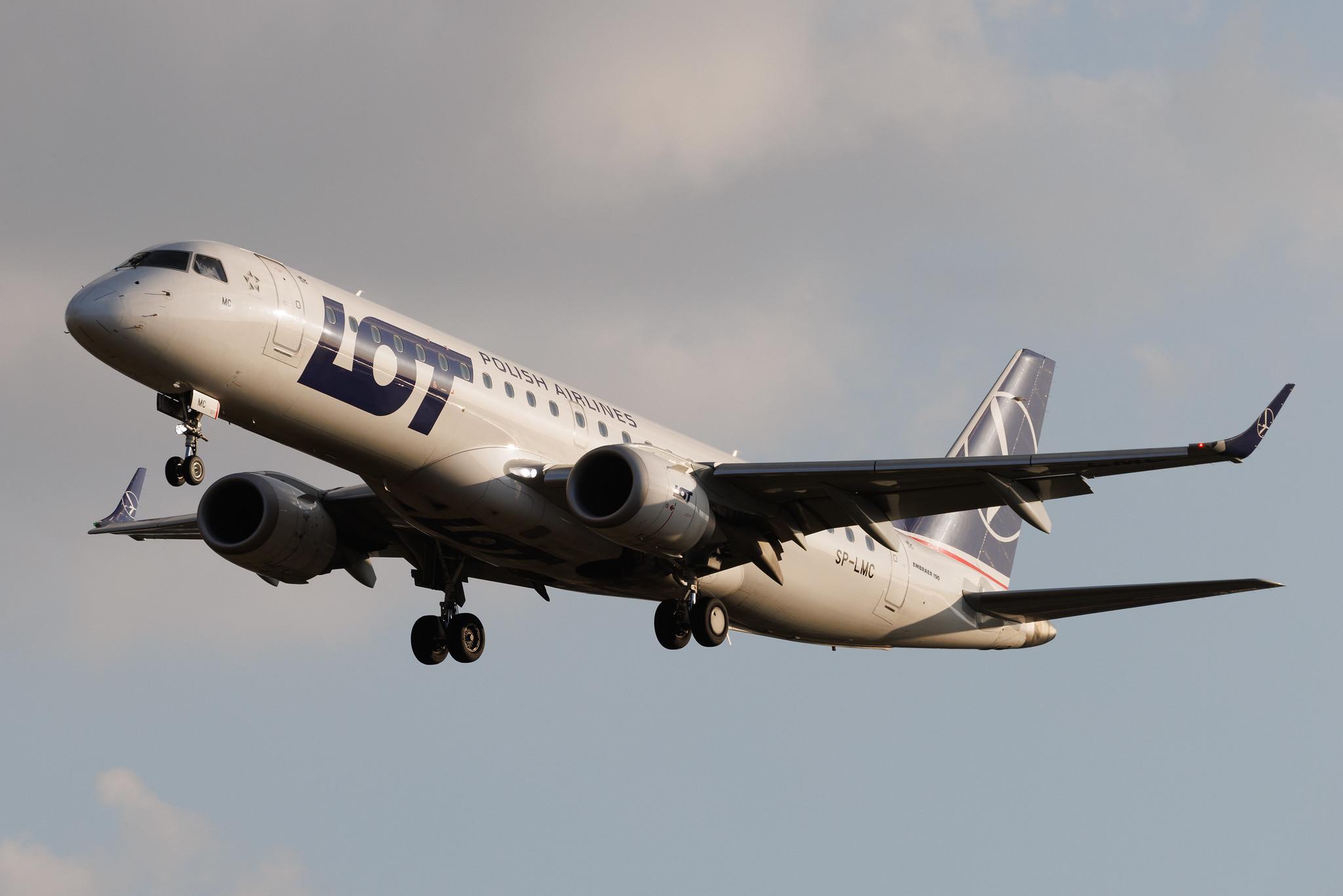Hamburg Airport: LOT (LO / LOT) | Embraer E190STD E190 | SP-LMC | MSN 19000763