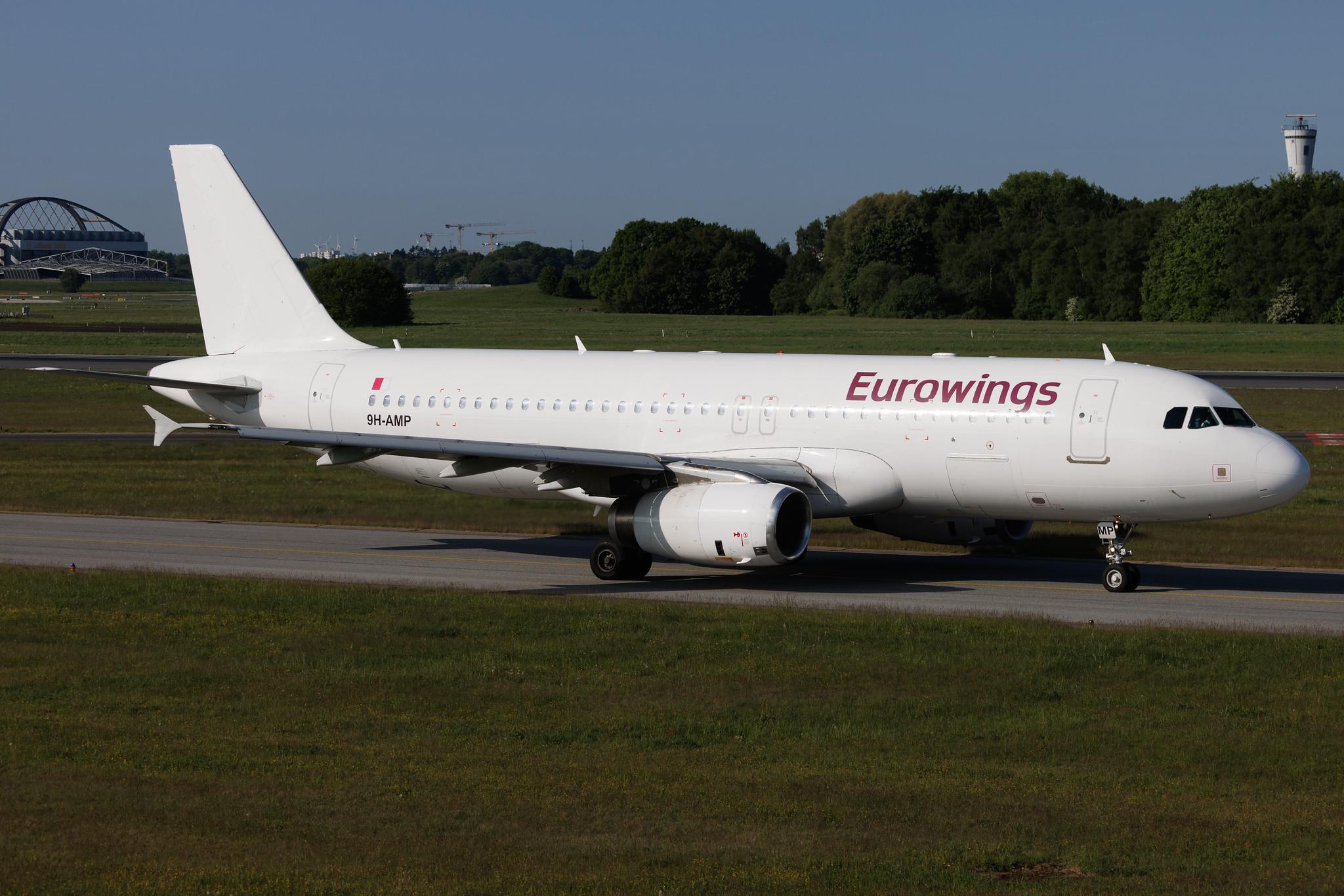 Hamburg Airport: Eurowings (EW / EWG) | Operator: Avion Express Malta | Airbus A320-232 A320 | 9H-AMP | MSN 02663