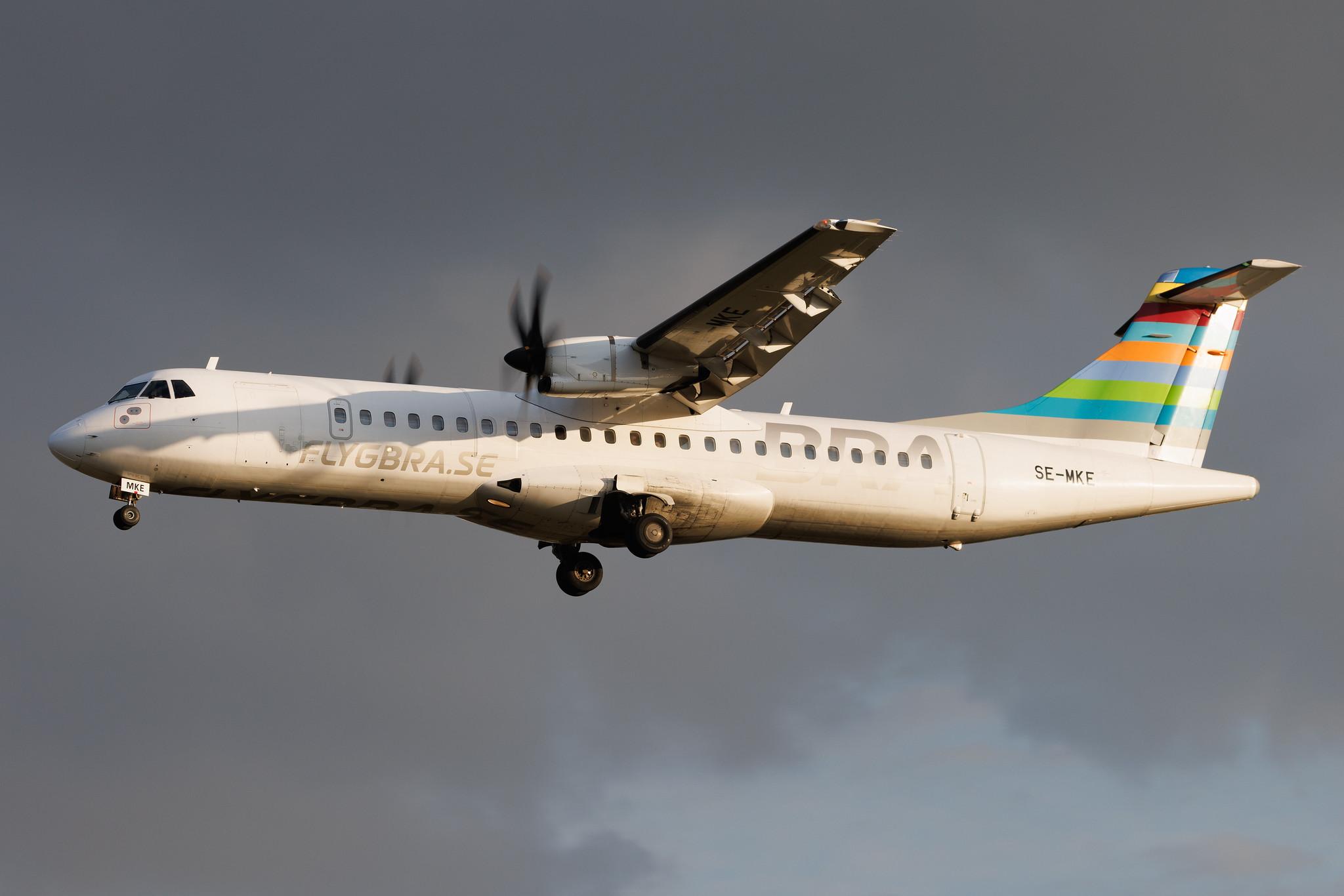 Hamburg Airport: BRA (TF / BRX) | ATR 72-600 AT76 | SE-MKE | MSN 1348