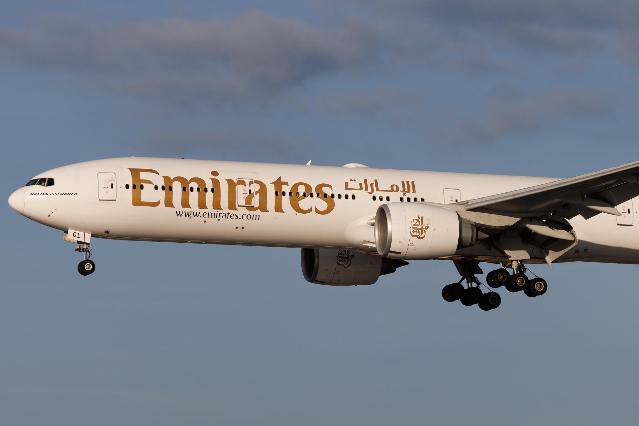 Hamburg Airport: Emirates (EK / UAE) | Boeing 777-31H(ER) B77W | A6-EGL | MSN 41072