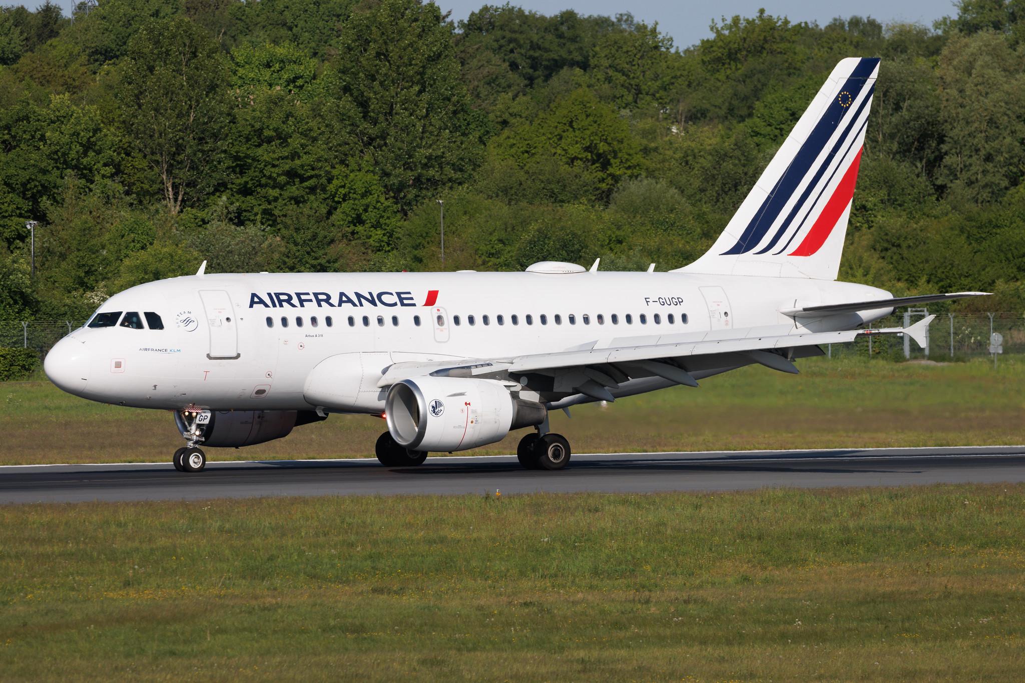 Hamburg Airport: Air France (AF / AFR) | Airbus A318-111 A318 | F-GUGP | MSN 2967