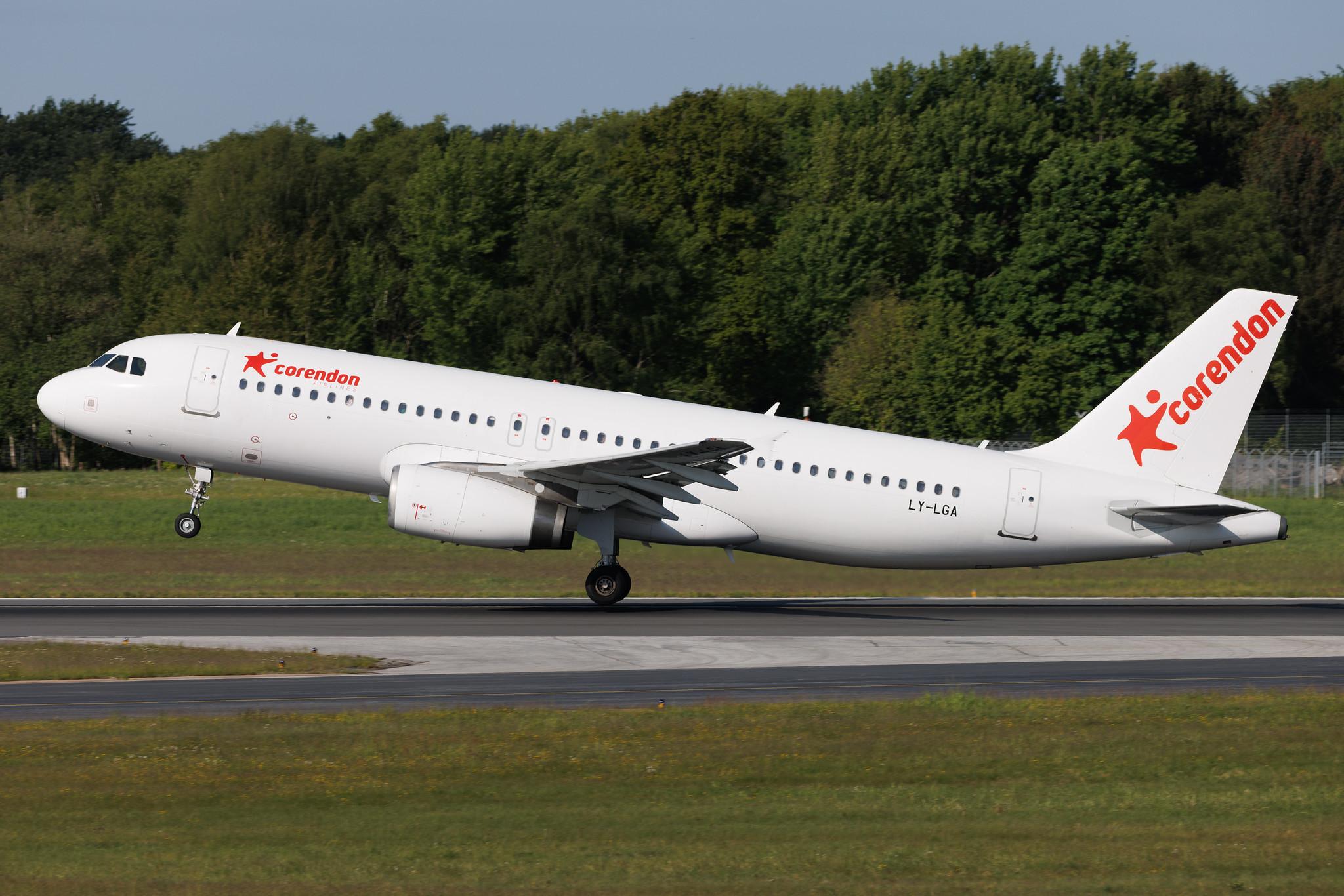 Hamburg Airport: Corendon Airlines (XC / CAI) | Operator: Global Airways | Airbus A320-232 A320 | LY-LGA | MSN 03927