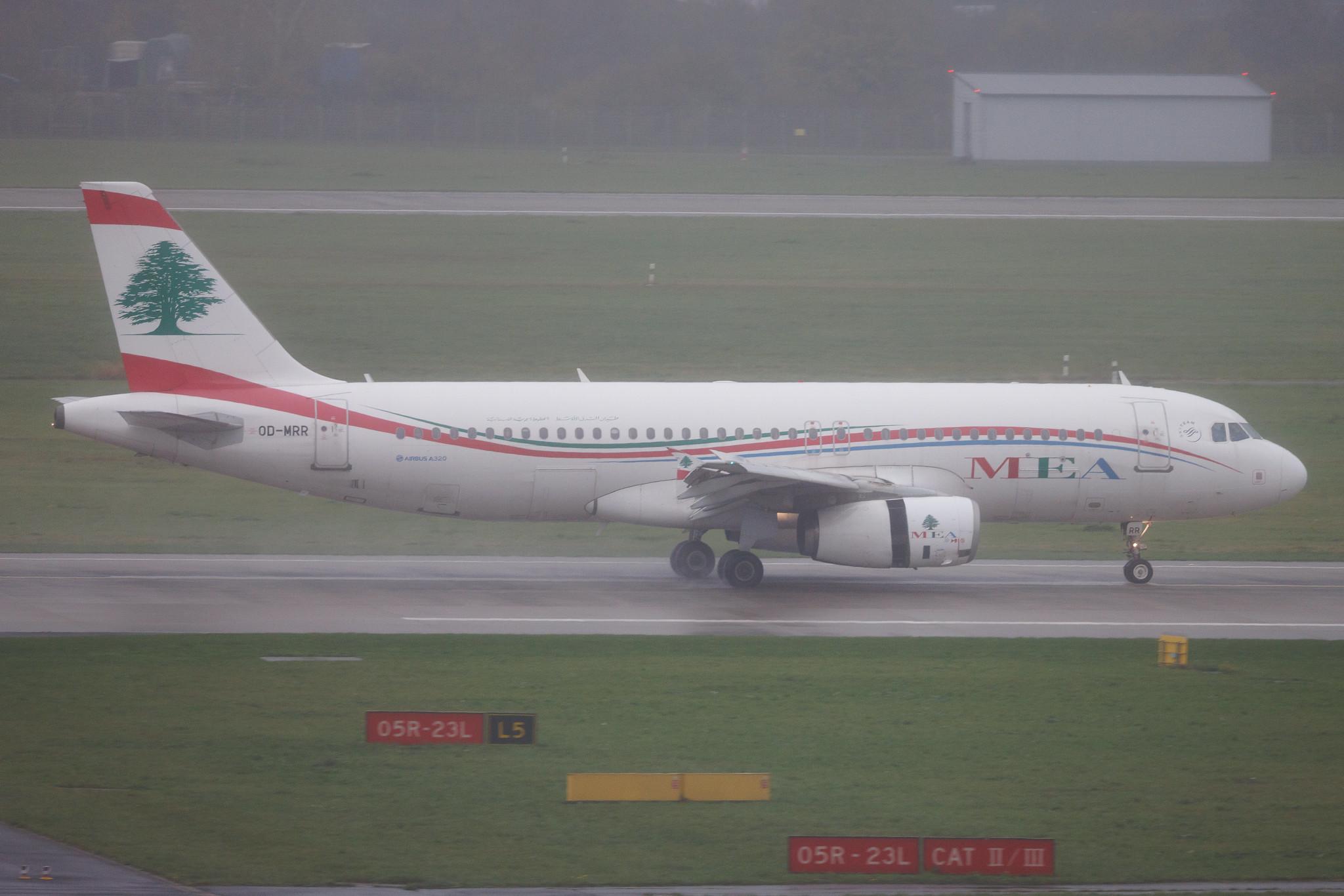 Düsseldorf Airport: MEA (ME / MEA) | Airbus A320-232 A320 | OD-MRR | MSN 3837