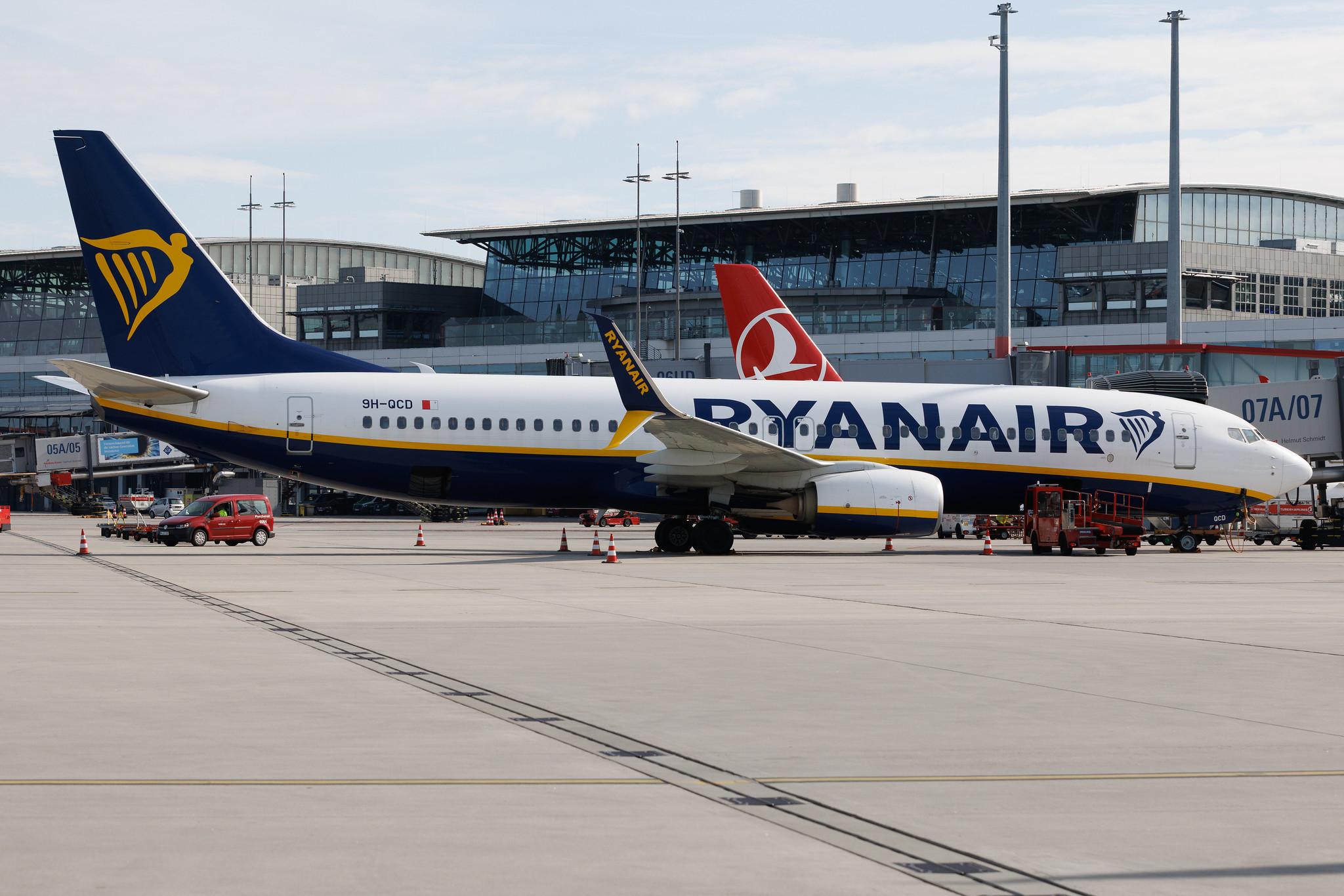Hamburg Airport: Ryanair (FR / RYR) | Operator: Malta Air | Boeing 737-8AS B738 | 9H-QCD | MSN 44727