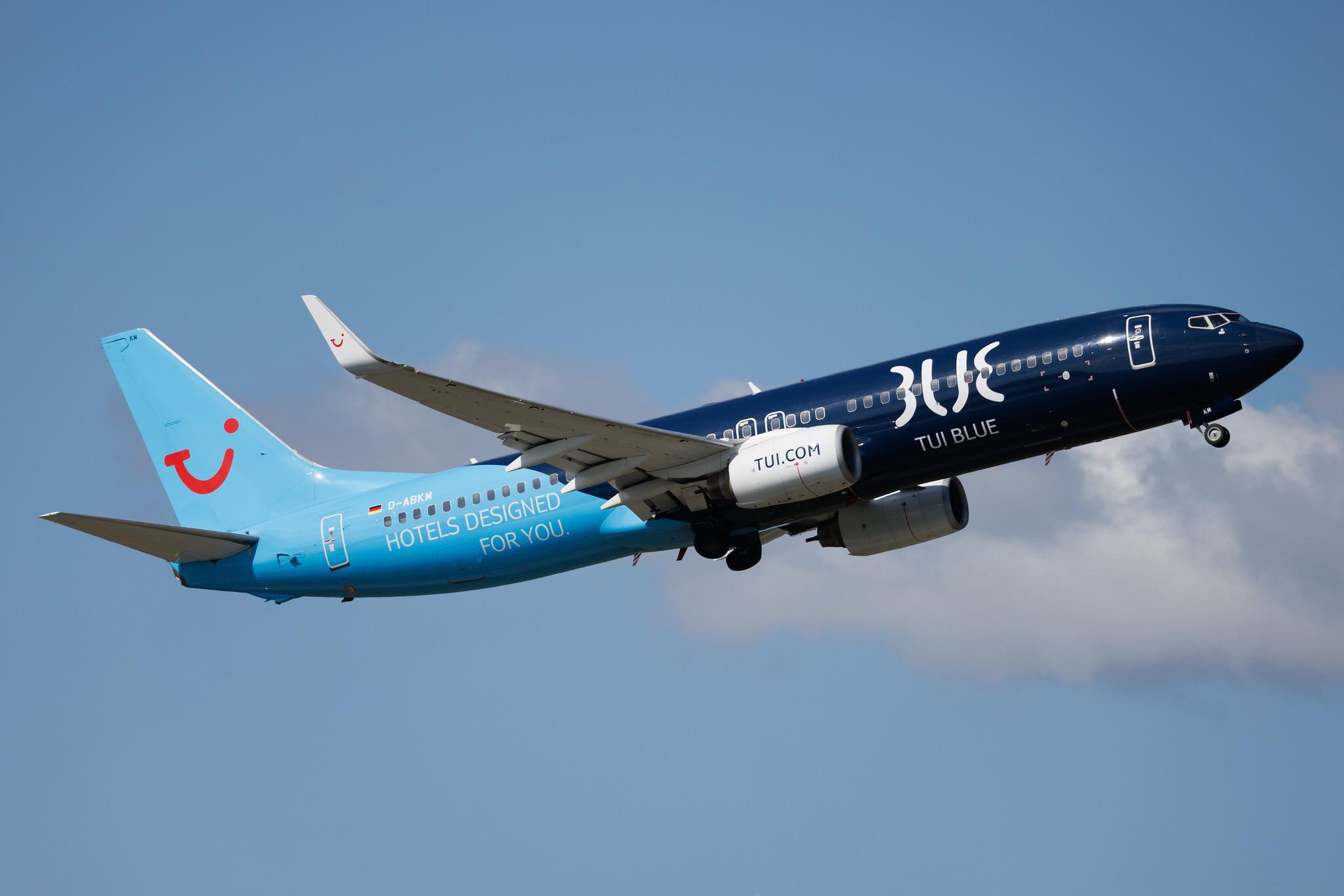 Düsseldorf Airport: TUI (X3 / TUI) | Livery: TUI Blue Livery | Operator: TUI fly | Boeing 737-86J B738 | D-ABKM | MSN 37755