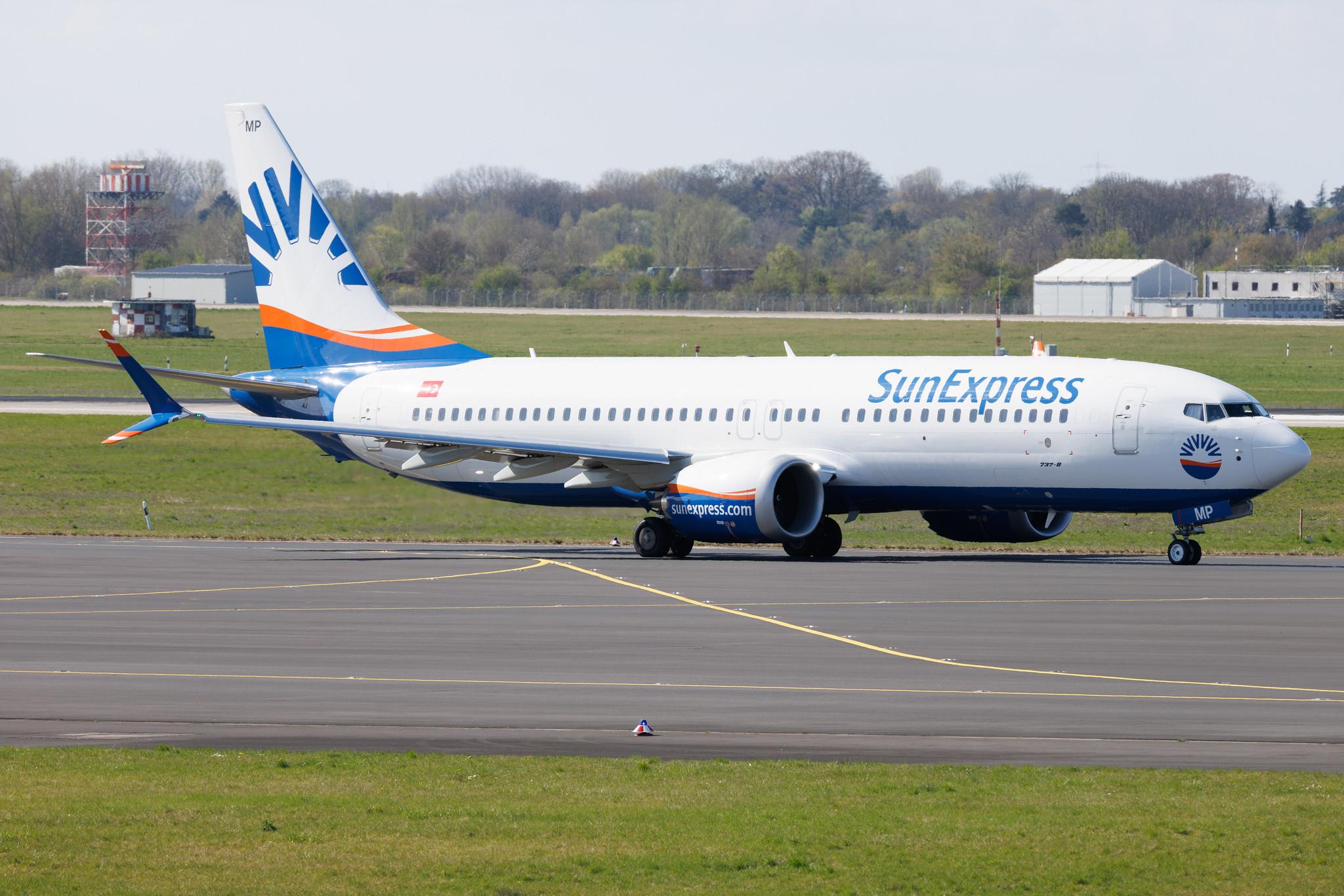 Düsseldorf Airport: SunExpress (XQ / SXS) | Boeing 737 MAX 8 B38M | TC-SMP | MSN 61339