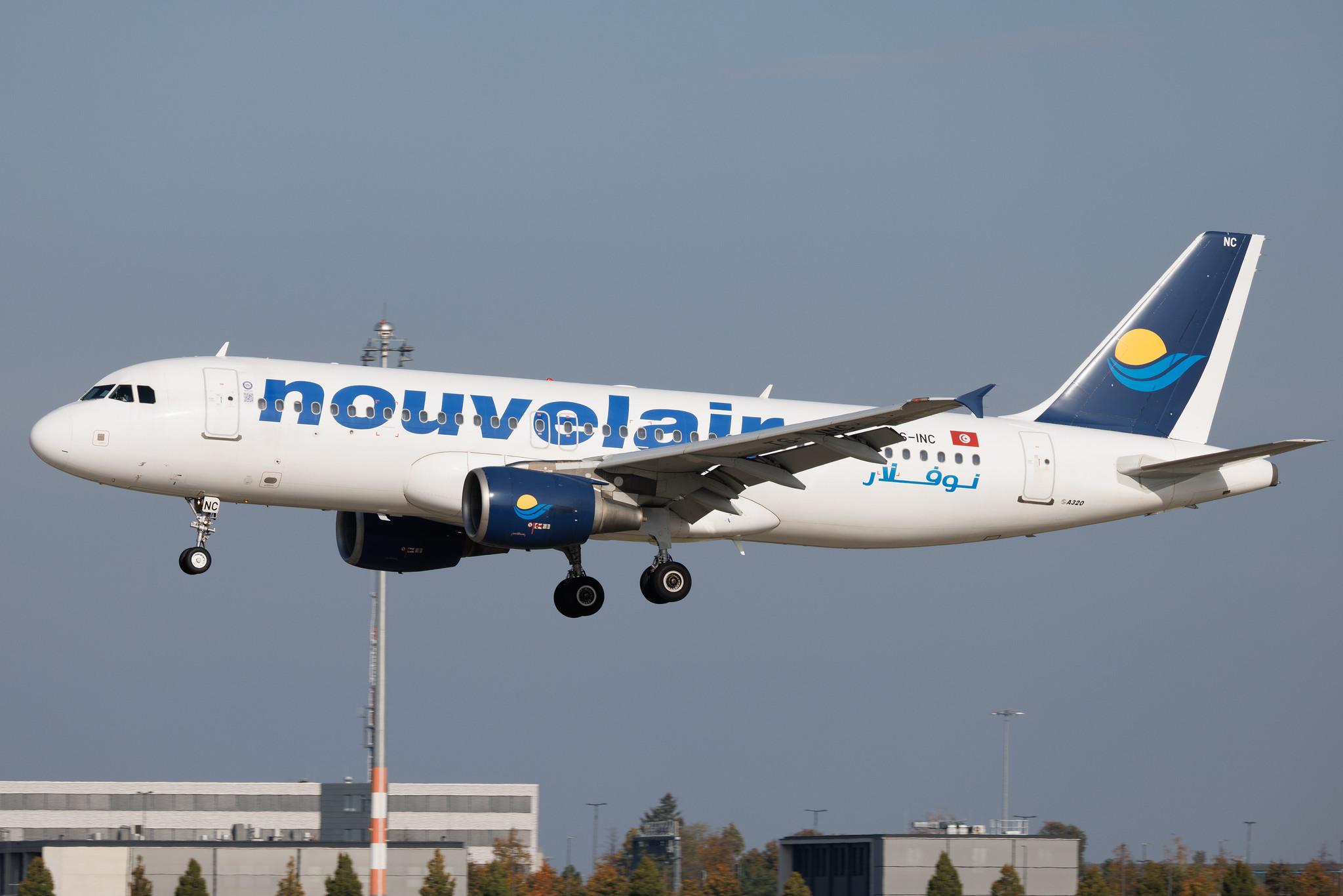 Flughafen Berlin Brandenburg: Nouvelair (BJ / LBT) | Operator: Nouvelair Tunisie | Airbus A320-214 A320 | TS-INC | MSN 1744
