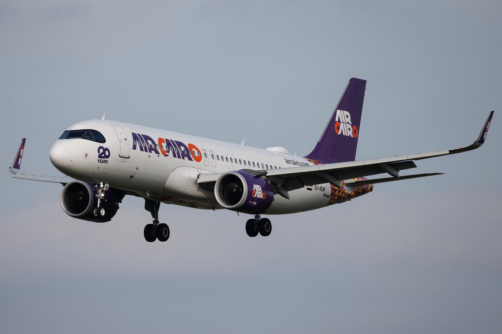 Flughafen Berlin Brandenburg: Air Cairo (SM / MSC) | Airbus A320-251N A20N | SU-BUM | MSN 09056