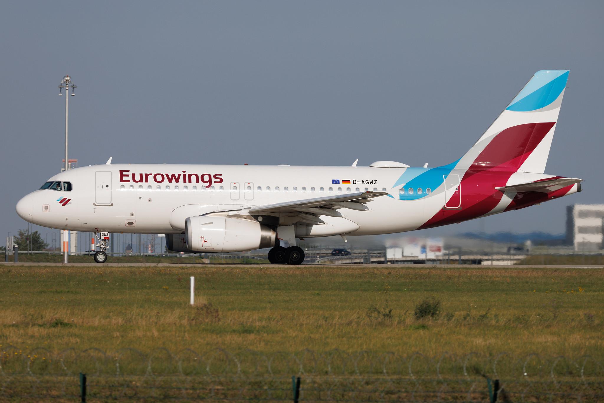 Flughafen Berlin Brandenburg: Eurowings (EW / EWG) | Airbus A319-132 A319 | D-AGWZ | MSN 5978