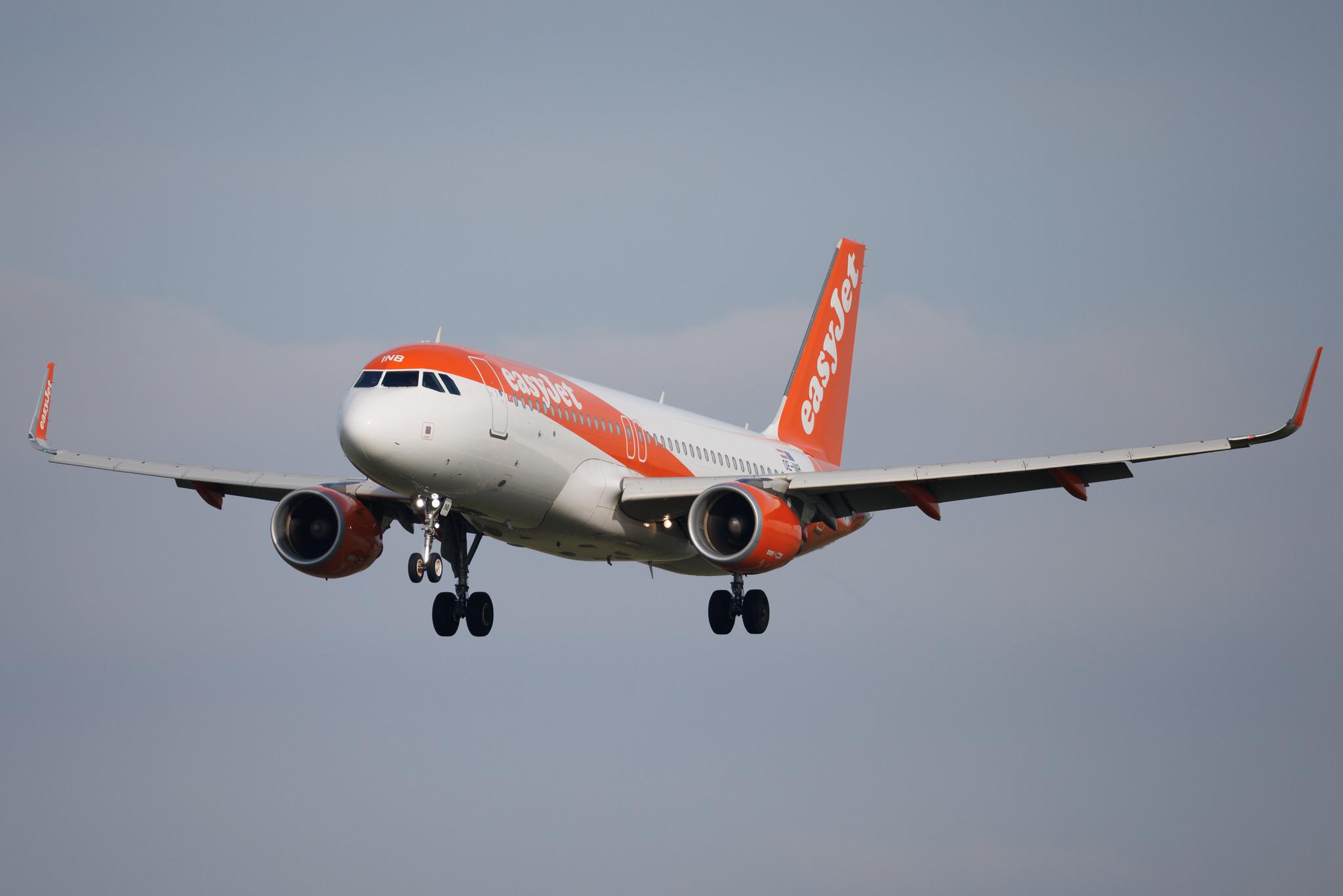 Flughafen Berlin Brandenburg: easyJet (U2 / EZY) | Operator: easyJet Europe | Airbus A320-214 A320 | OE-INB | MSN 7730