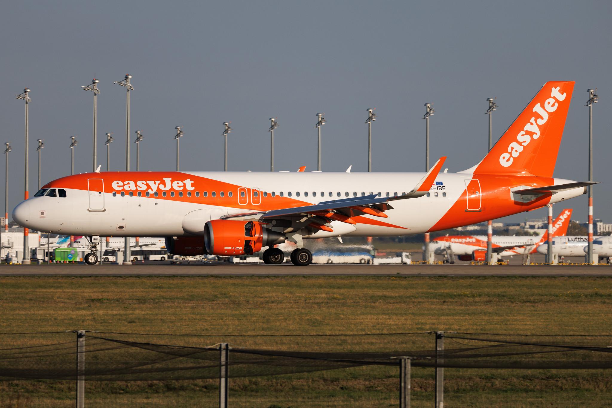 Flughafen Berlin Brandenburg: easyJet (U2 / EZY) | Operator: easyJet Europe | Airbus A320-214 A320 | OE-IBF | MSN 06447