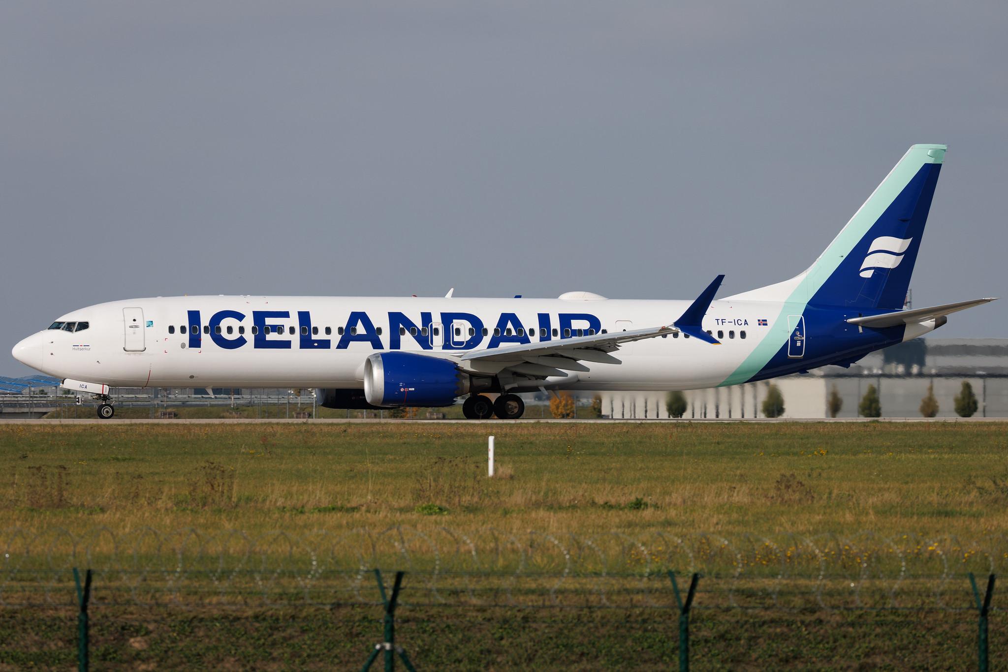 Flughafen Berlin Brandenburg: Icelandair (FI / ICE) | Boeing 737 MAX 9 B39M | TF-ICA | MSN 44357