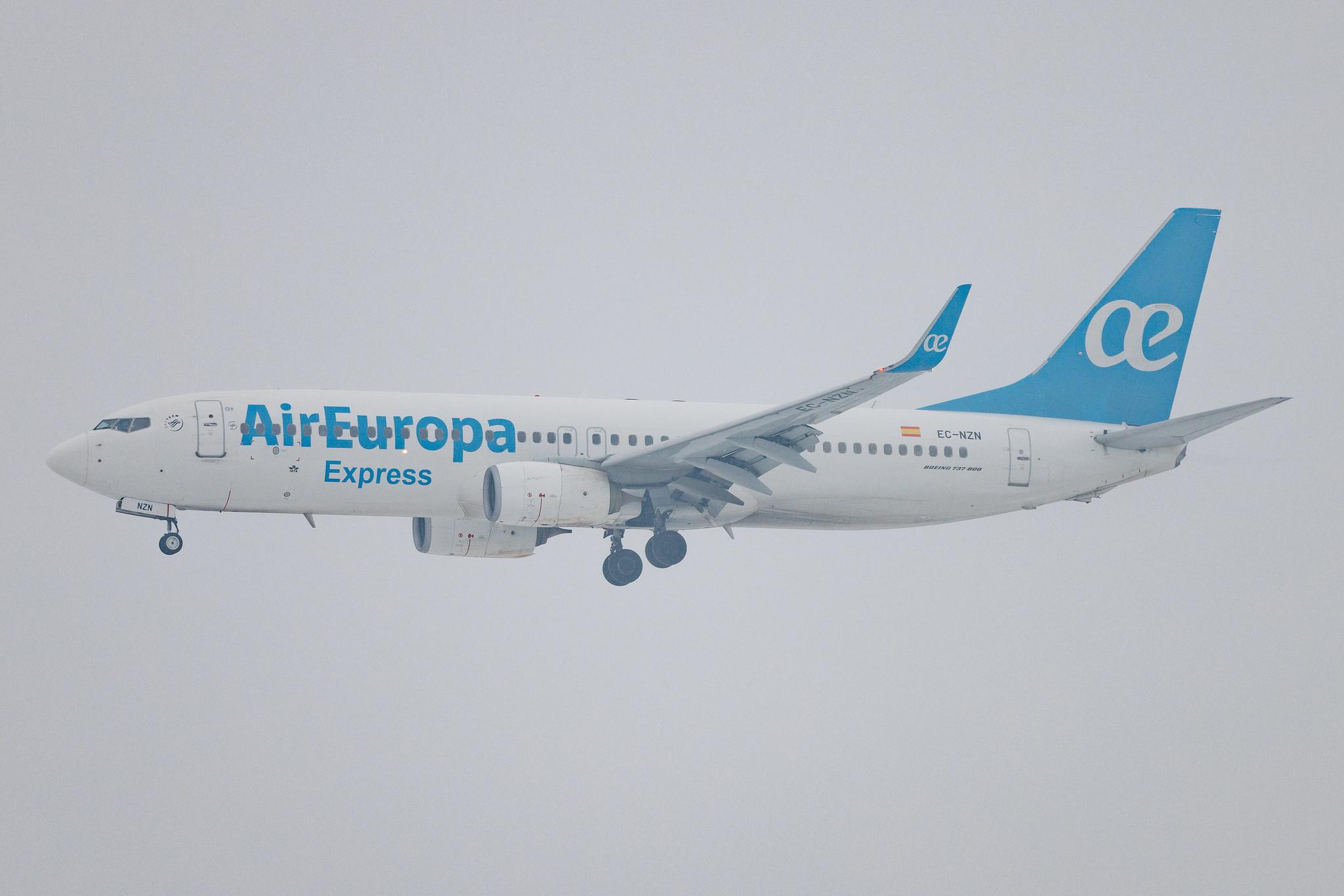 Munich Airport: Air Europa (UX / AEA) | Operator: Air Europa Express | Boeing 737-8KN B738 | EC-NZN | MSN 40259