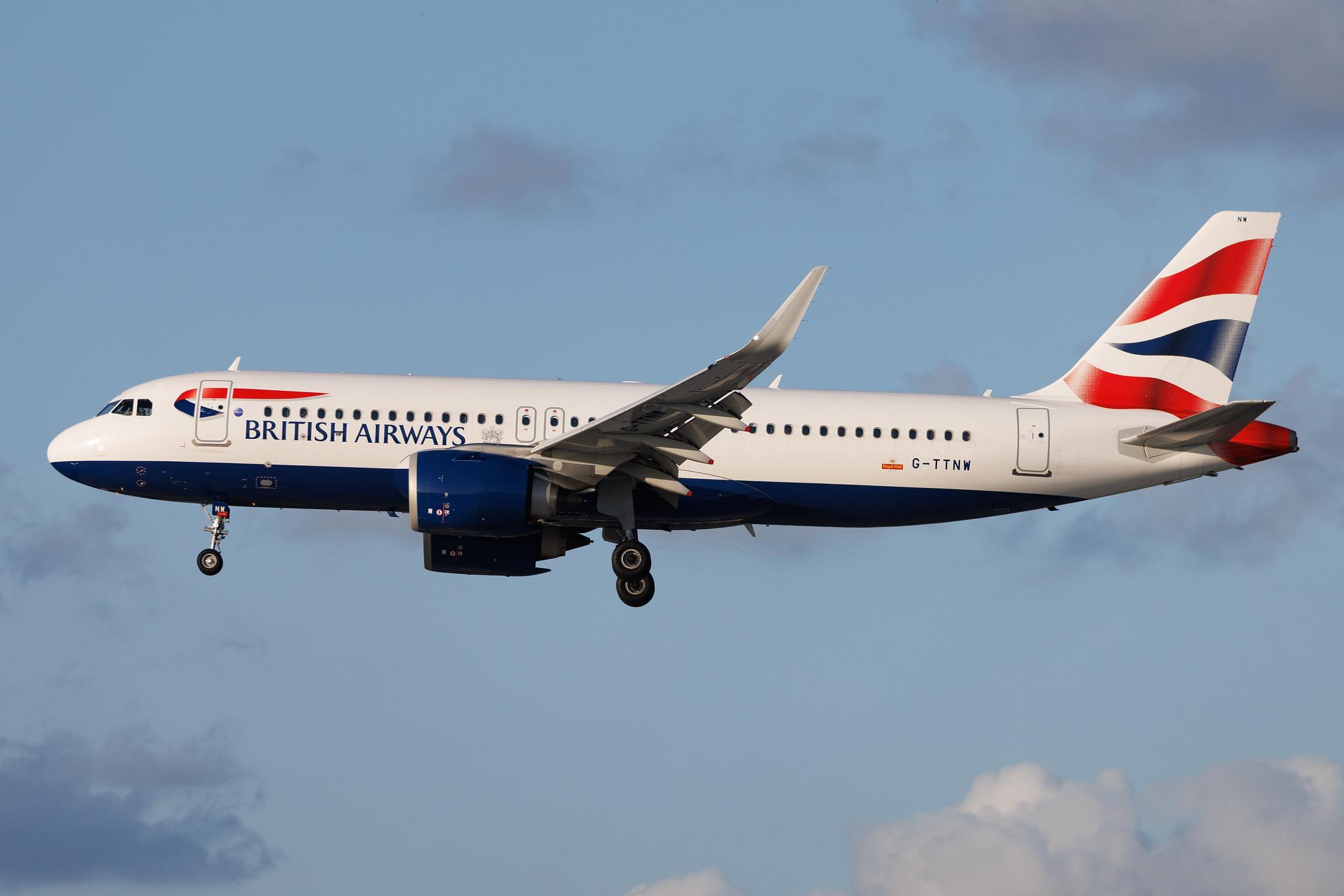 Hamburg Airport: British Airways (BA / BAW) | Airbus A320-251N A20N | G-TTNW | MSN 12133