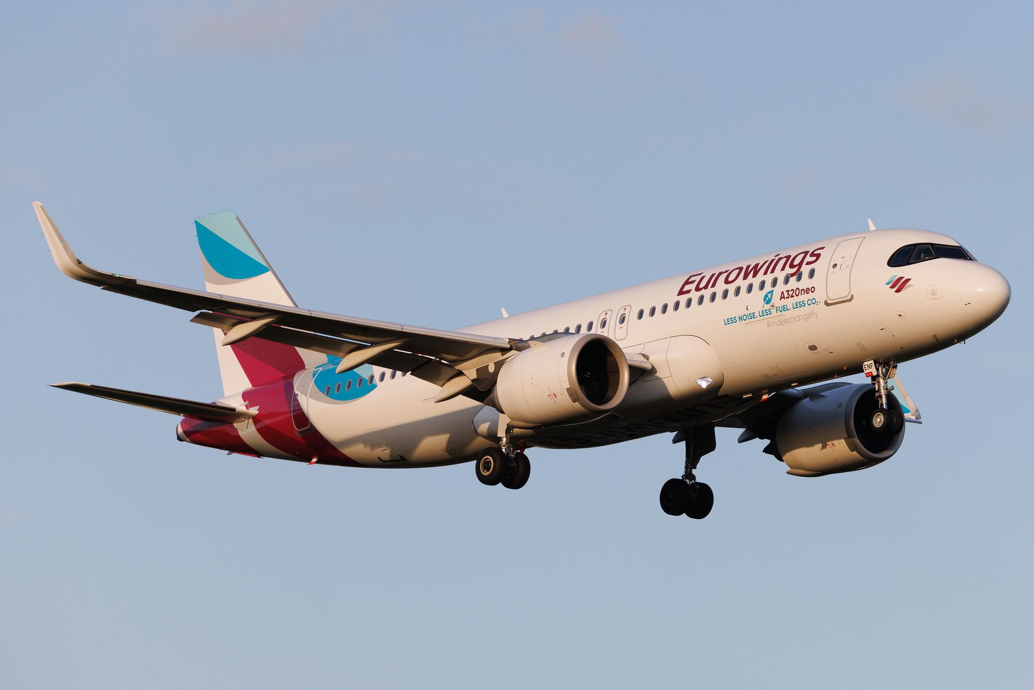 Hamburg Airport: Eurowings (EW / EWG) | Airbus A320-251N A20N | D-AENF | MSN 10674