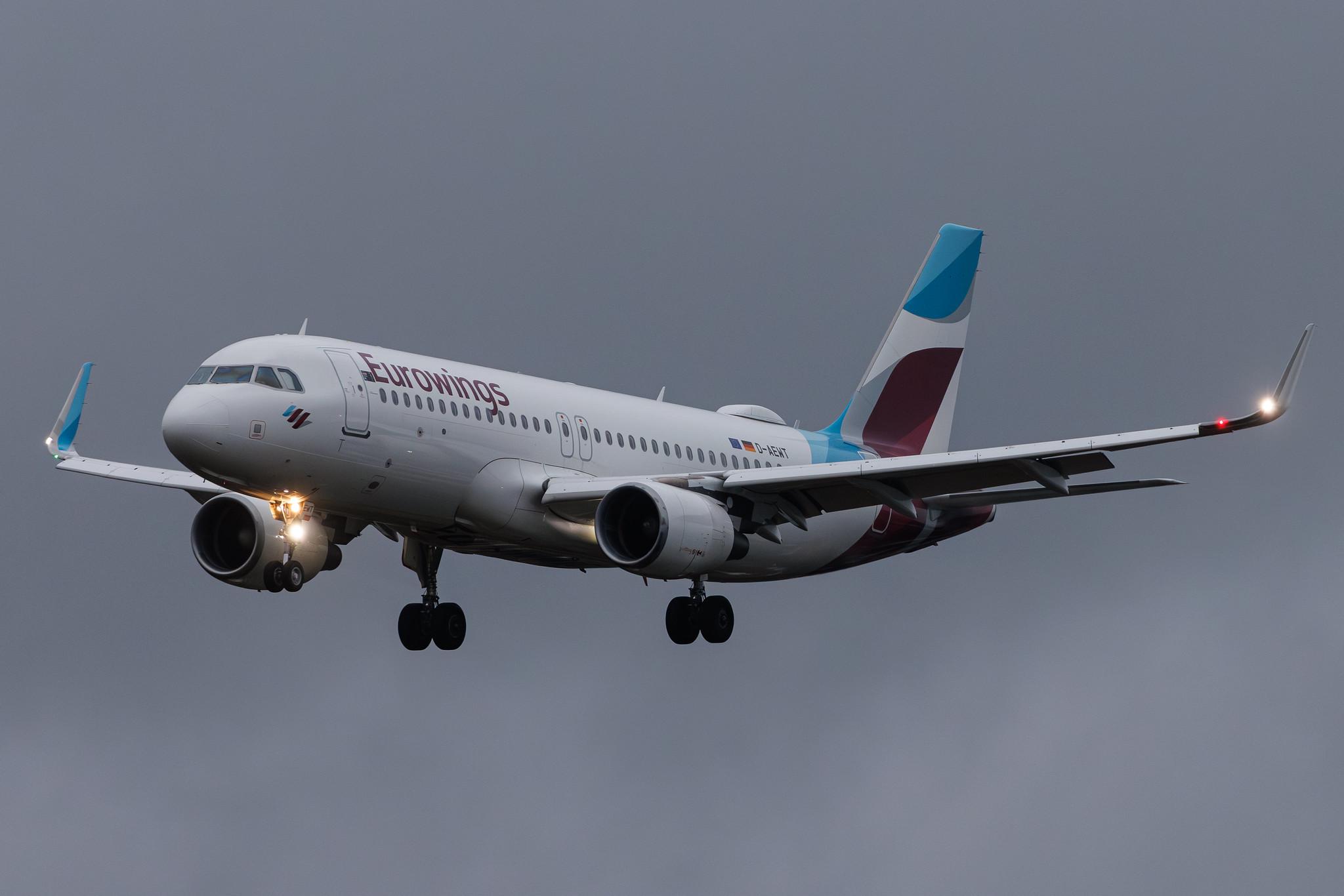 Hamburg Airport: Eurowings (EW / EWG) | Airbus A320-214 A320 | D-AEWT | MSN 7534