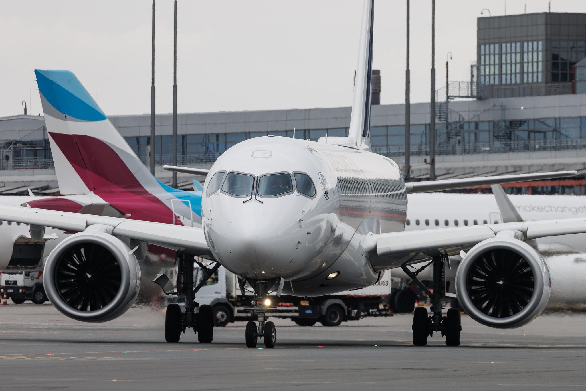 Hamburg Airport: Air France (AF / AFR) | Airbus A220-300 BCS3 | F-HPNO | MSN 55305