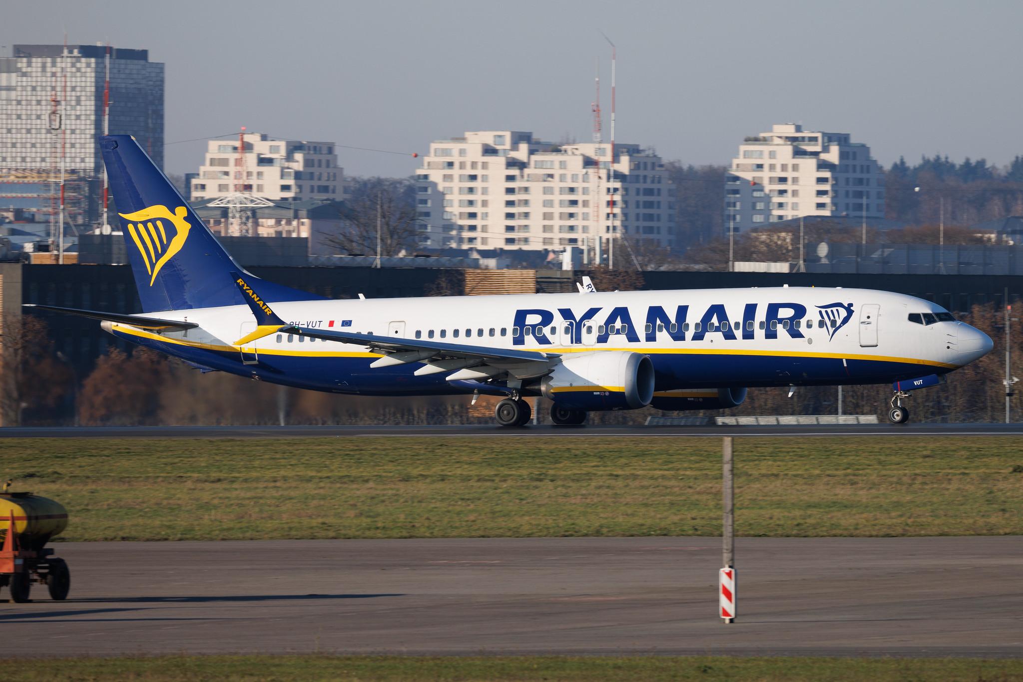 Luxembourg Findel Airport: Ryanair (FR / RYR) | Operator: Malta Air | Boeing 737 MAX 8-200 B38M | 9H-VUT | MSN 65882