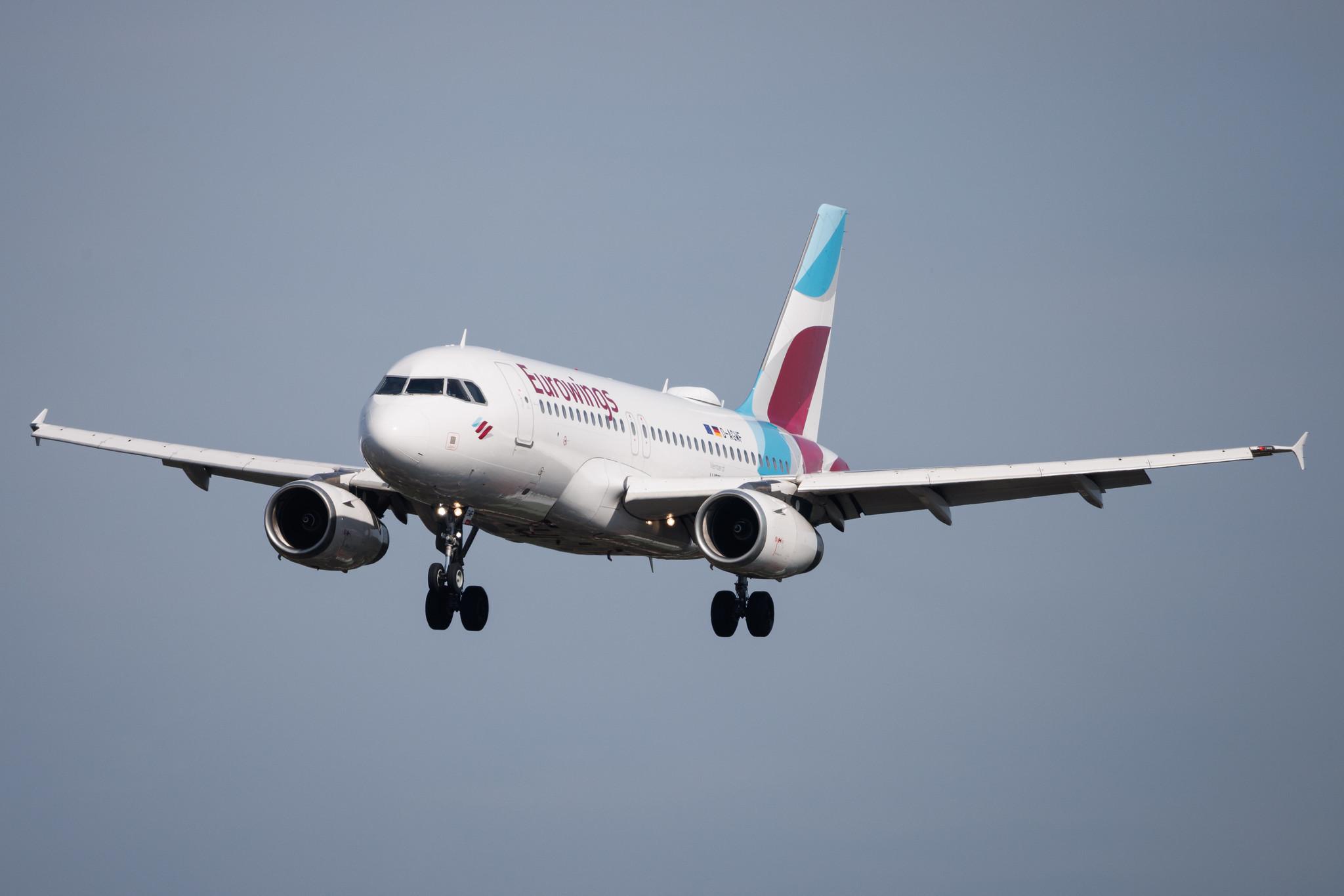 Hamburg Airport: Eurowings (EW / EWG) | Airbus A319-132 A319 | D-AGWF | MSN 3172