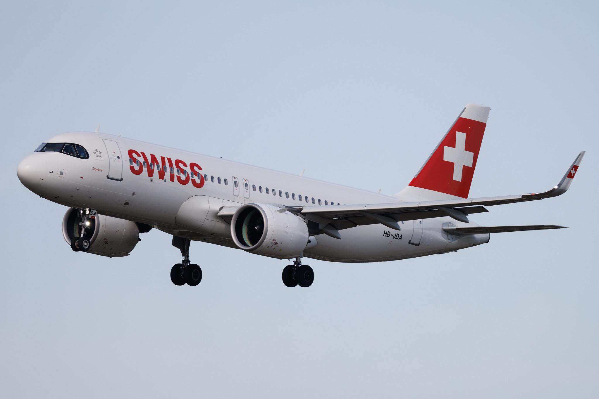 Hamburg Airport: Swiss (LX / SWR) | Airbus A320-271N A20N | HB-JDA | MSN 9246