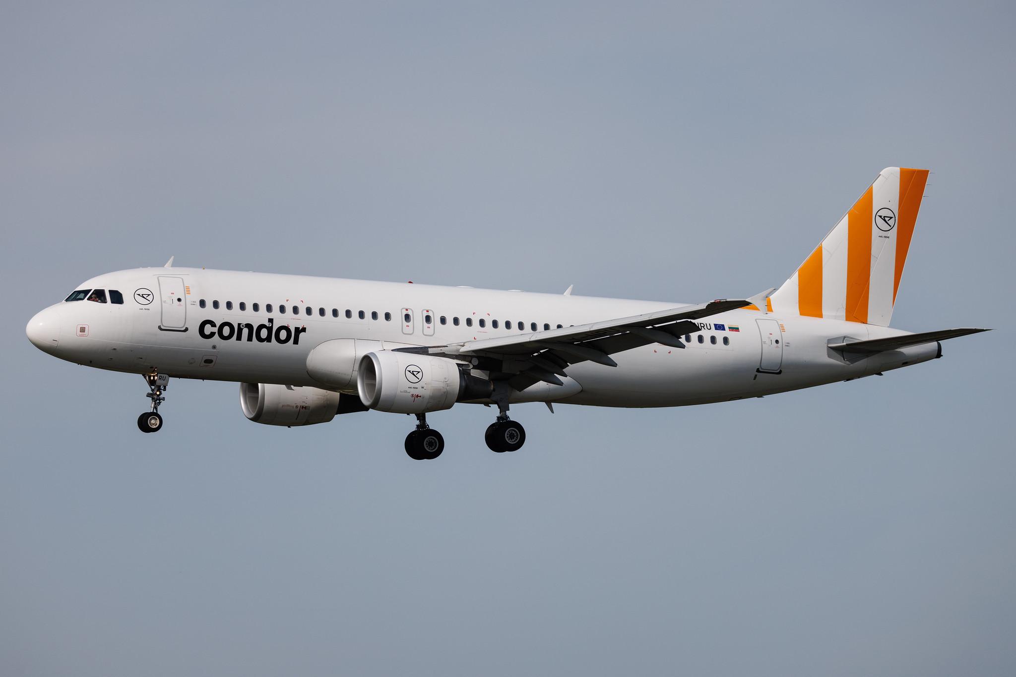 Hamburg Airport: Condor (DE / CFG) | Operator: Heston Airlines | Airbus A320-214 A320 | LY-NRU | MSN 03596